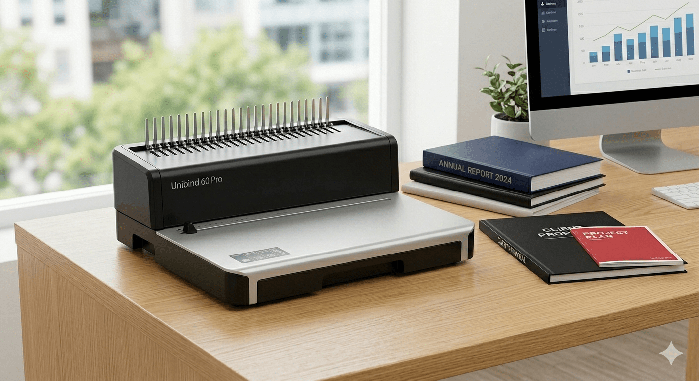 Buy Unibind 60 Pro Binding Machine: Features, Benefits, and Pricing Guide - Peleman Industries Inc.