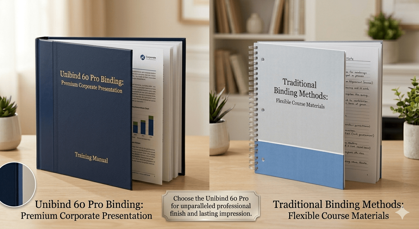 Choosing the Right Binding Covers: Why Unibind 60 Pro Stands Out - Peleman Industries Inc.