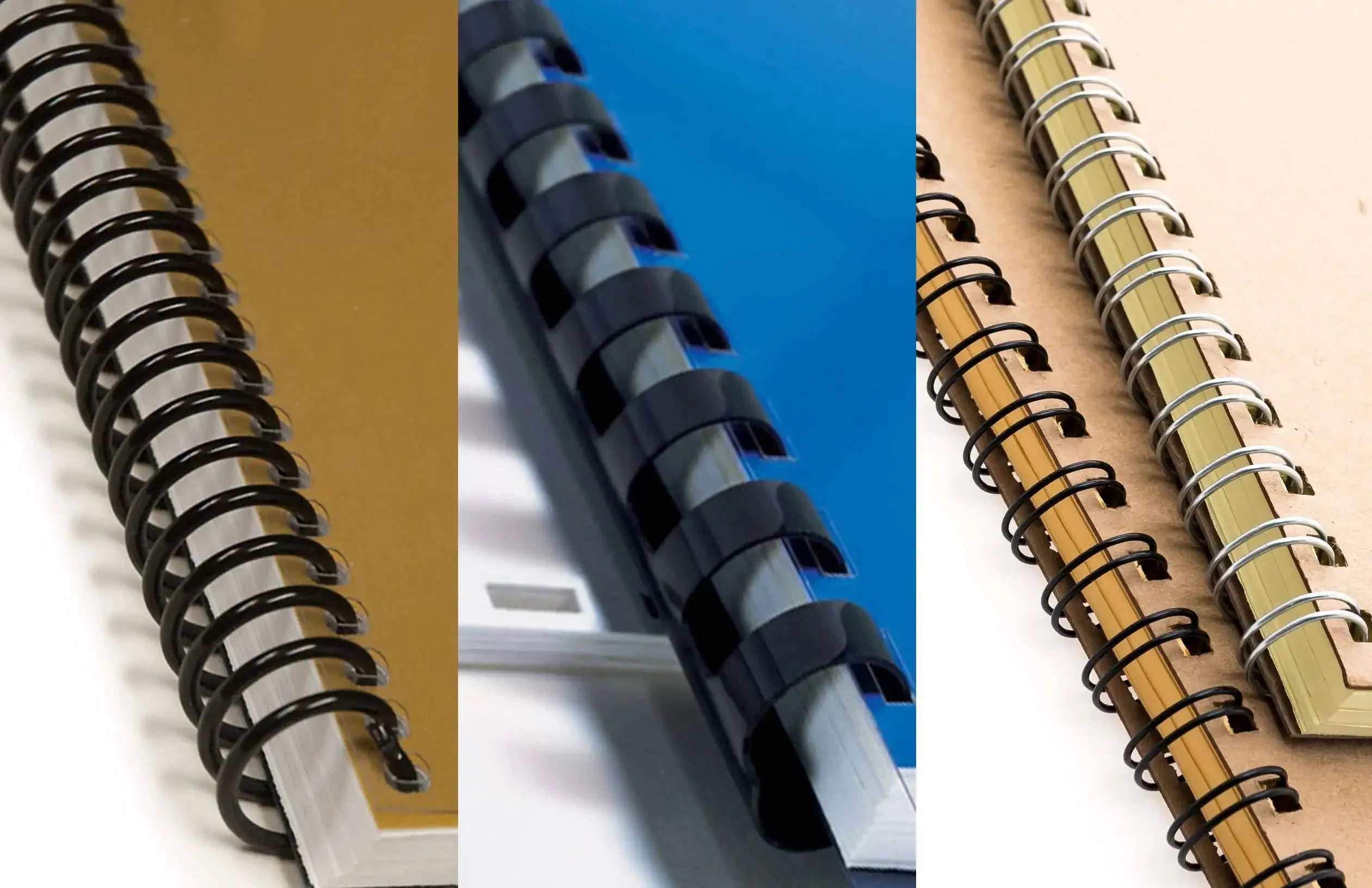 Thermal vs comb vs wire vs perfect binding - Peleman Industries Inc.