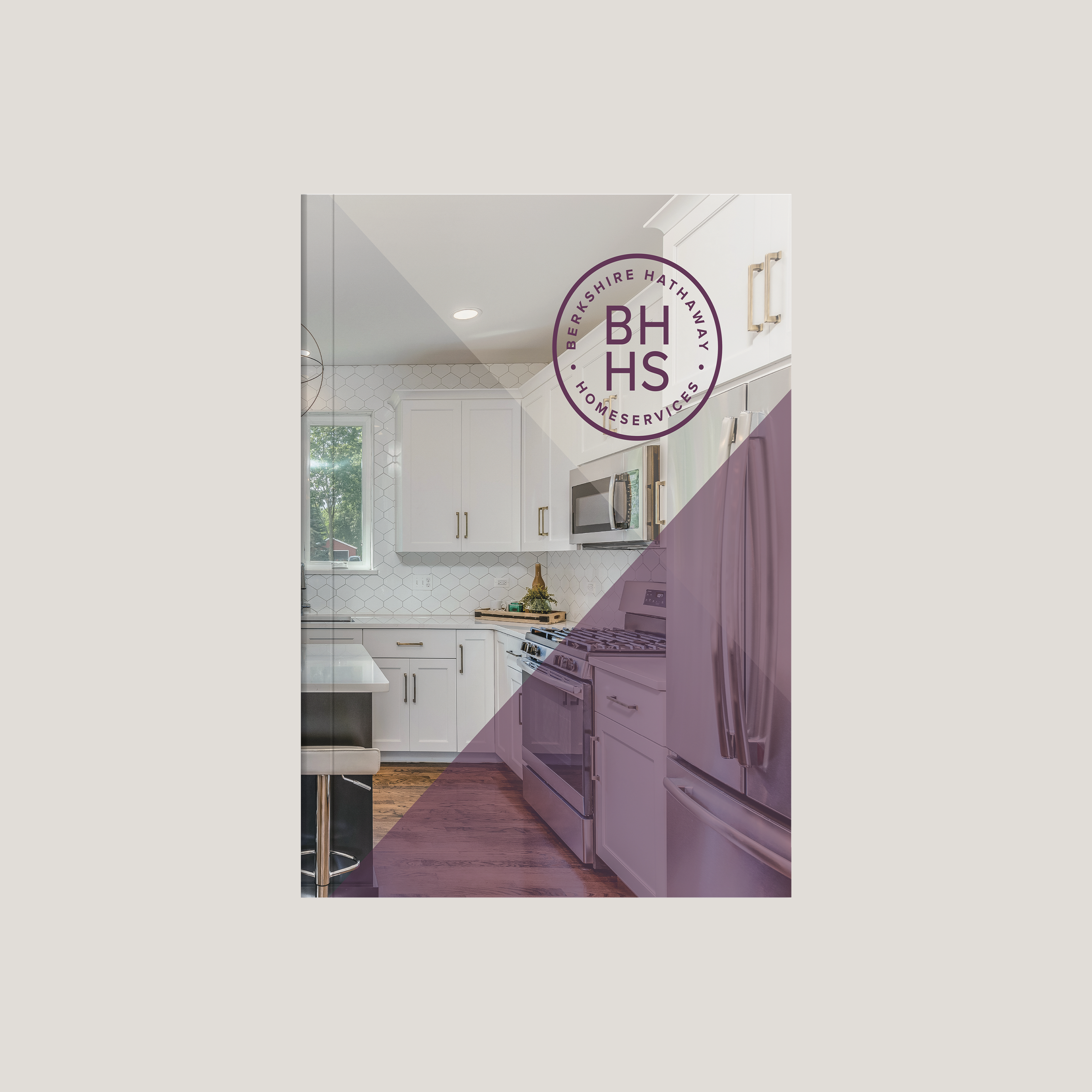 BHHS Kitchen Lay Flat Softcover presentation cover by Peleman in Berkshire Hathaway Home Services design