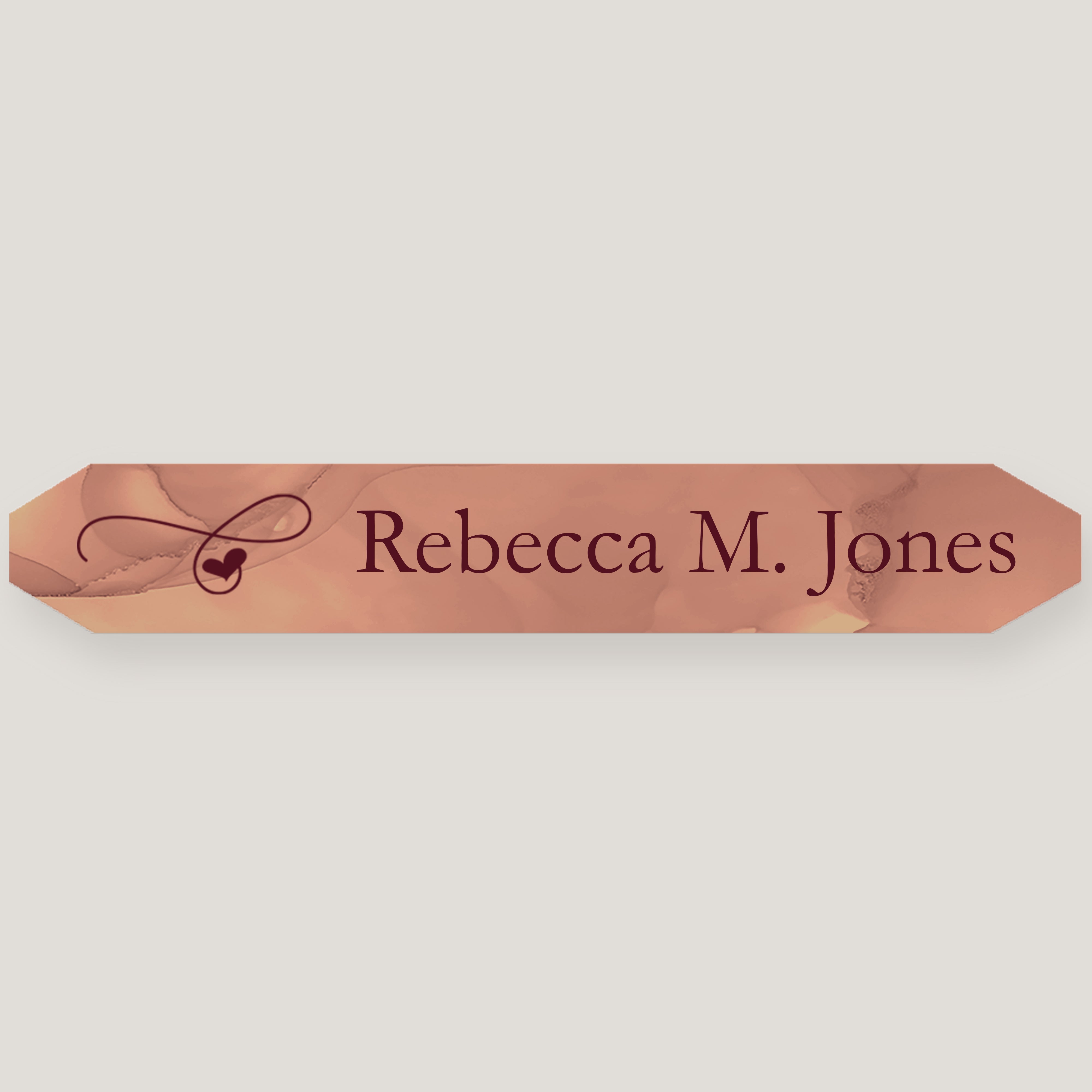 Name Bar Print in Plates (10 Pack)