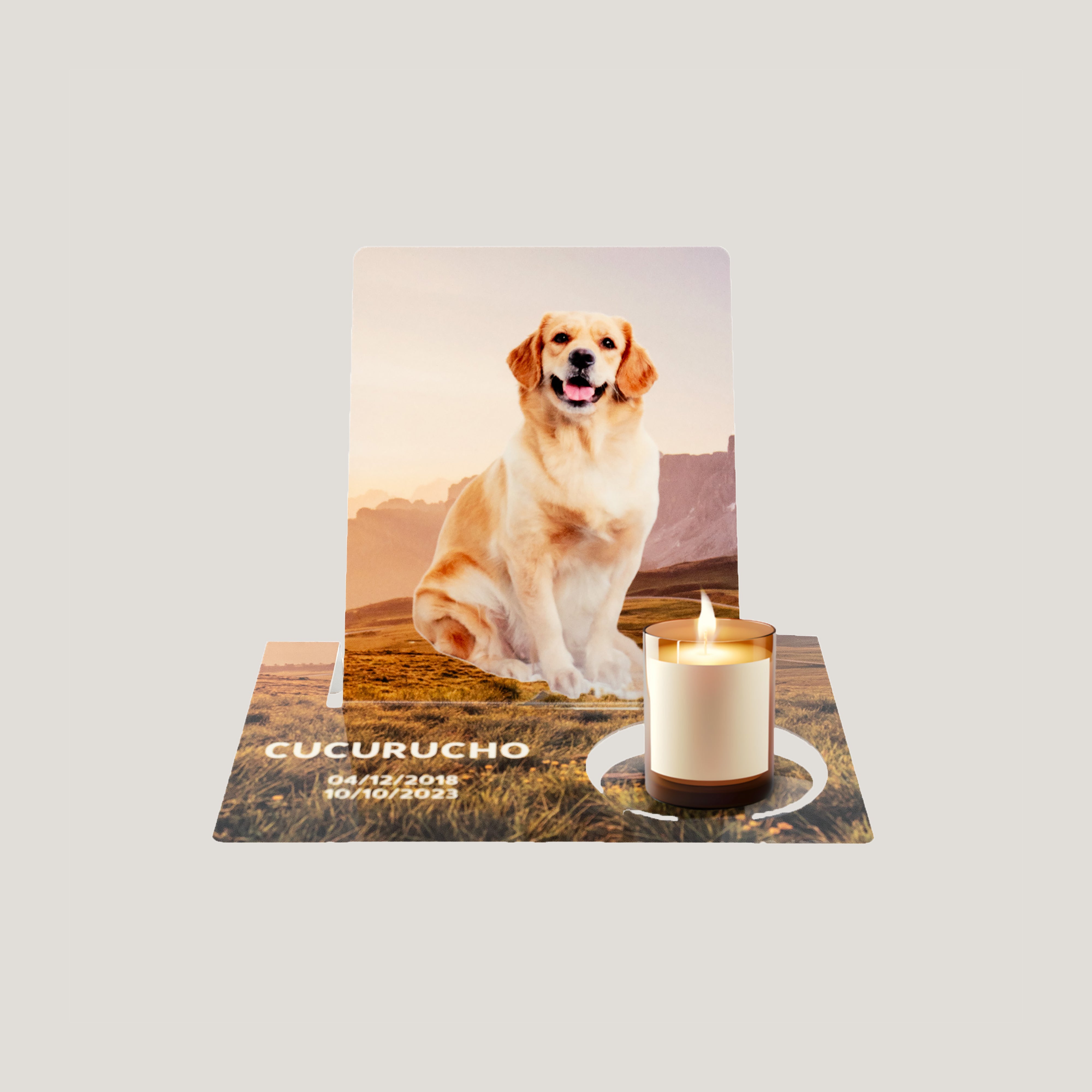 Candle Holder Print in Plates (10 Pack)
