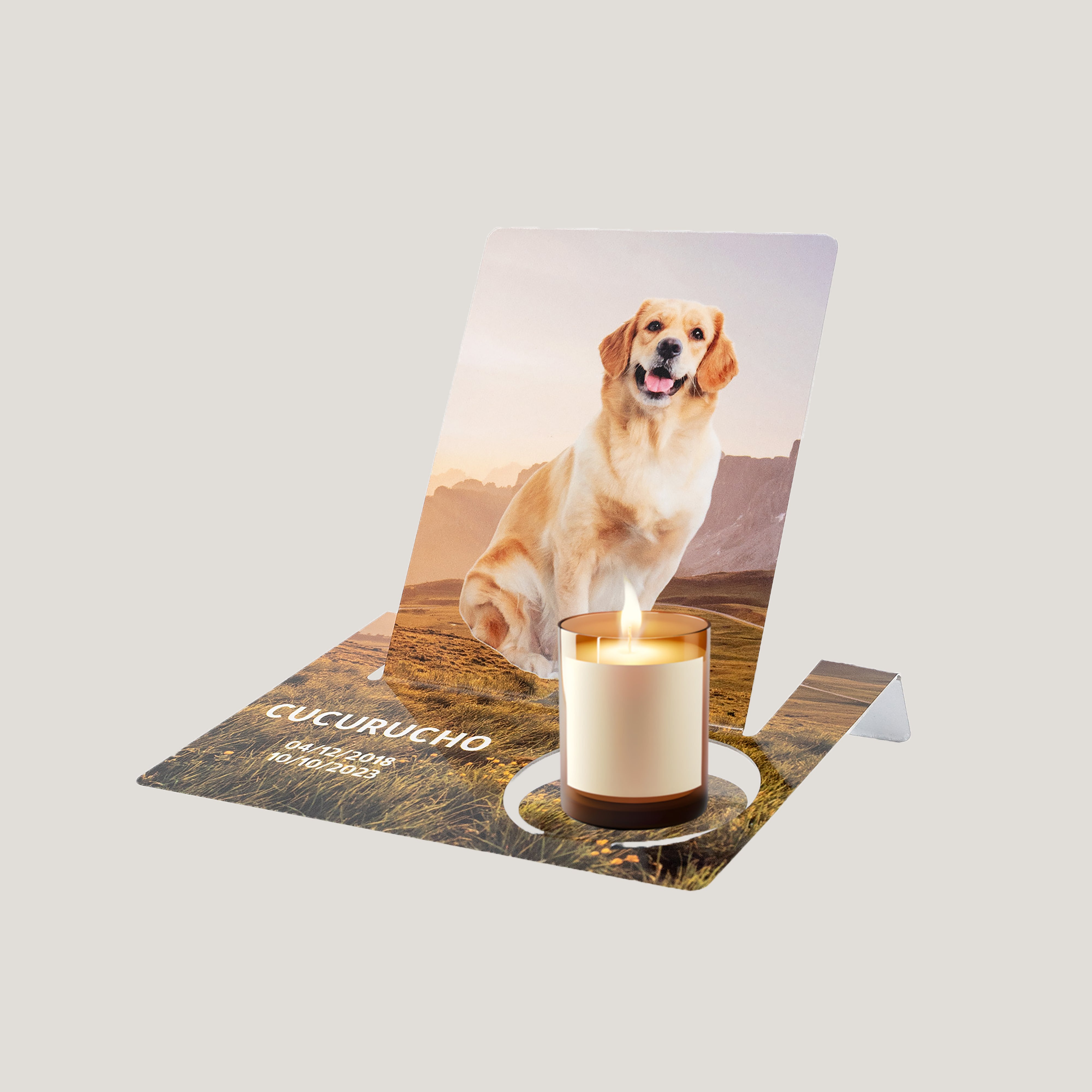 Candle Holder Print in Plates (10 Pack)