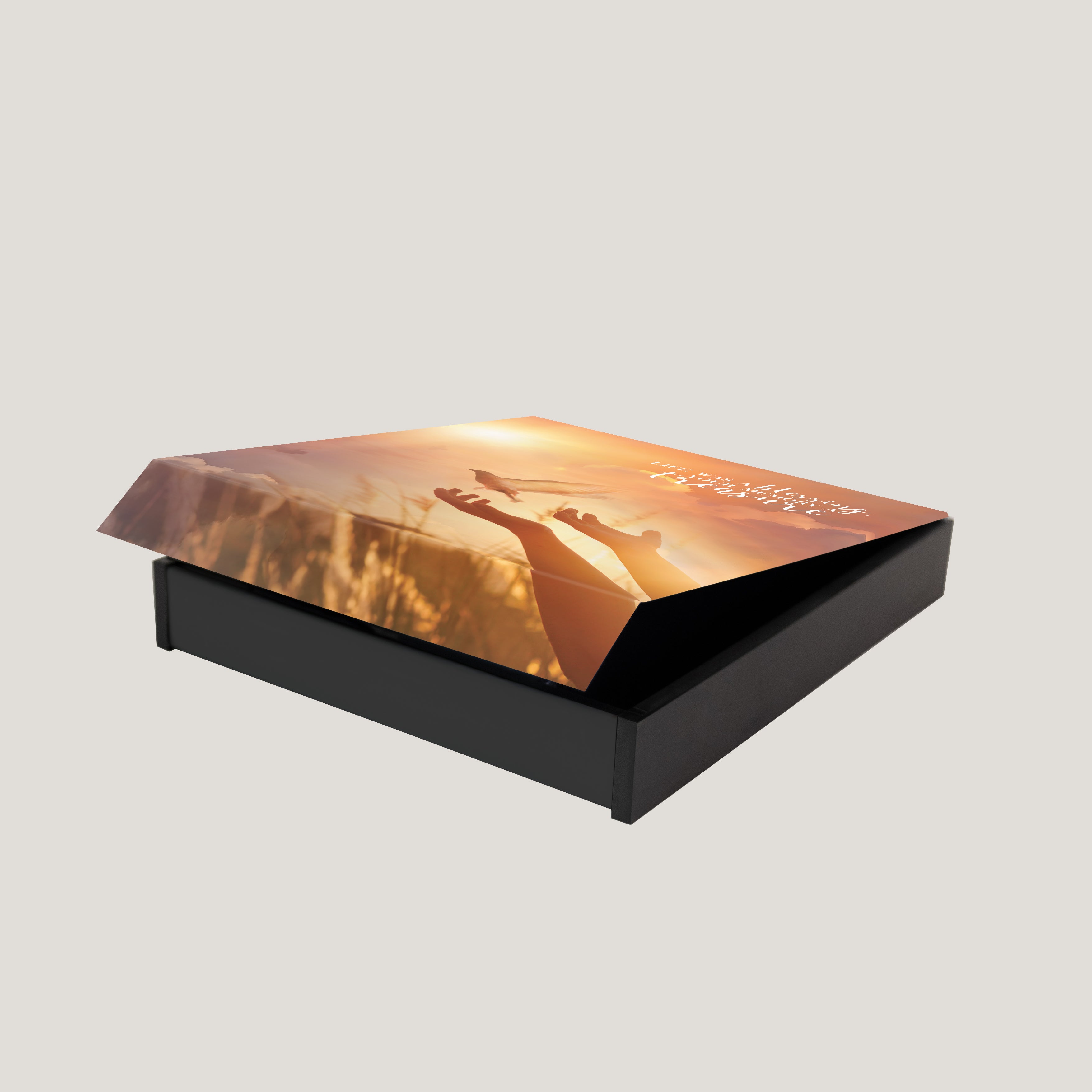 Funeral Sunset Dove 1.5" Keepsake Box (10 Pack)