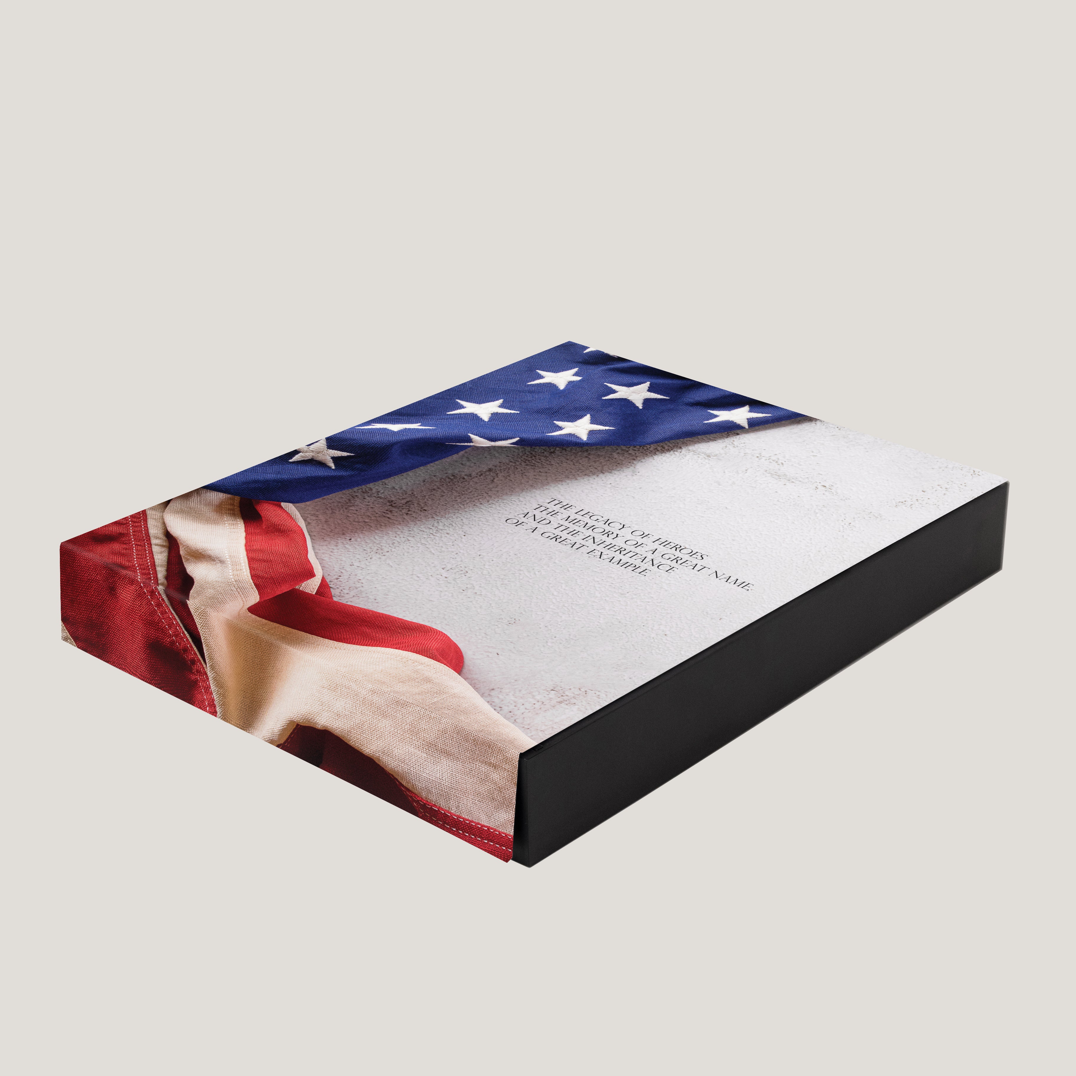 Funeral Veteran 1.5" Keepsake Box (10 Pack)