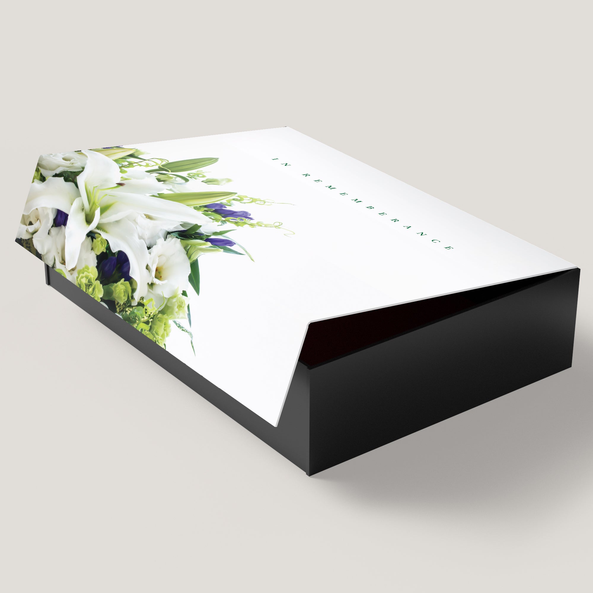 Funeral White Flower 3.5" Keepsake Box (10 Pack)