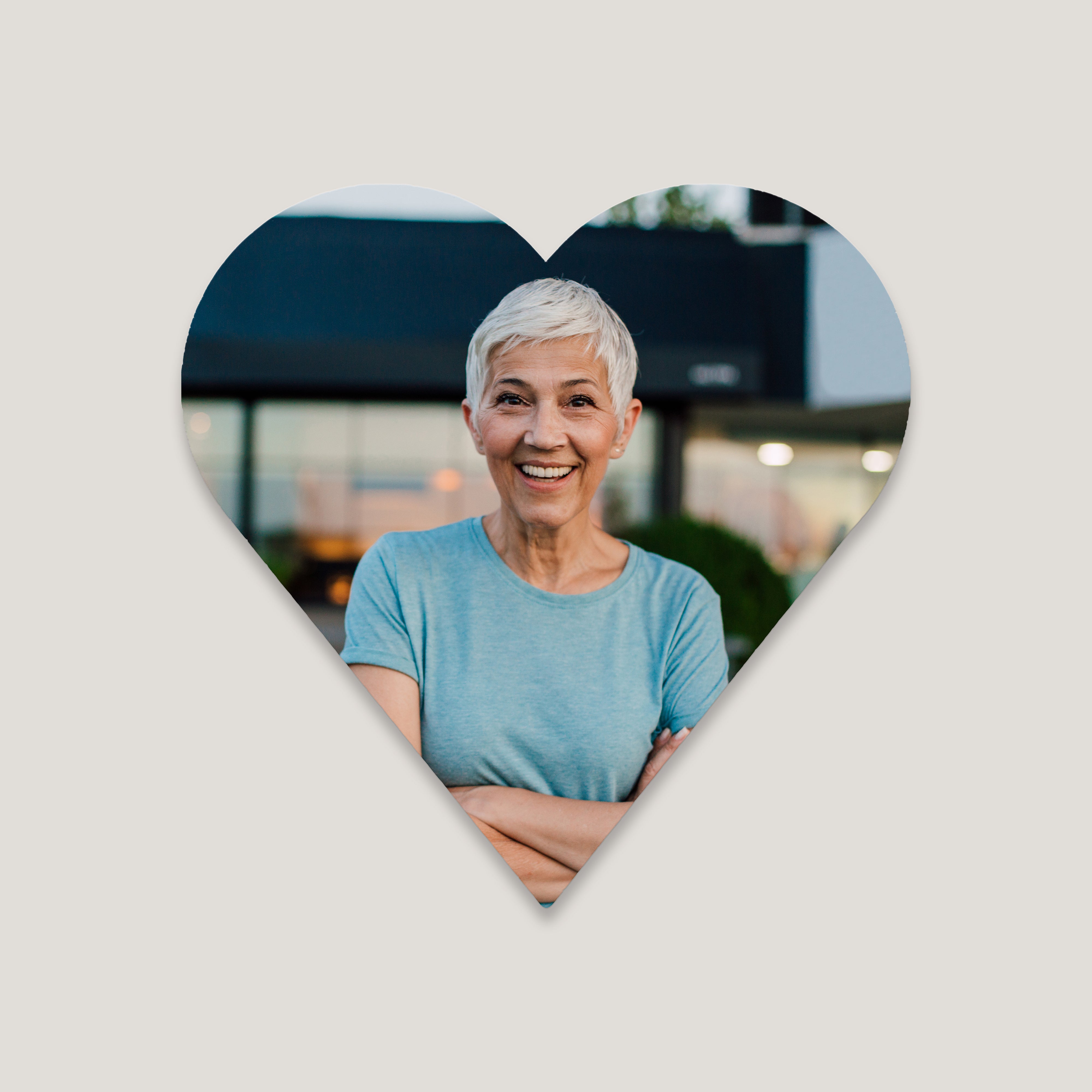 Heart Print in Plates (10 Pack)