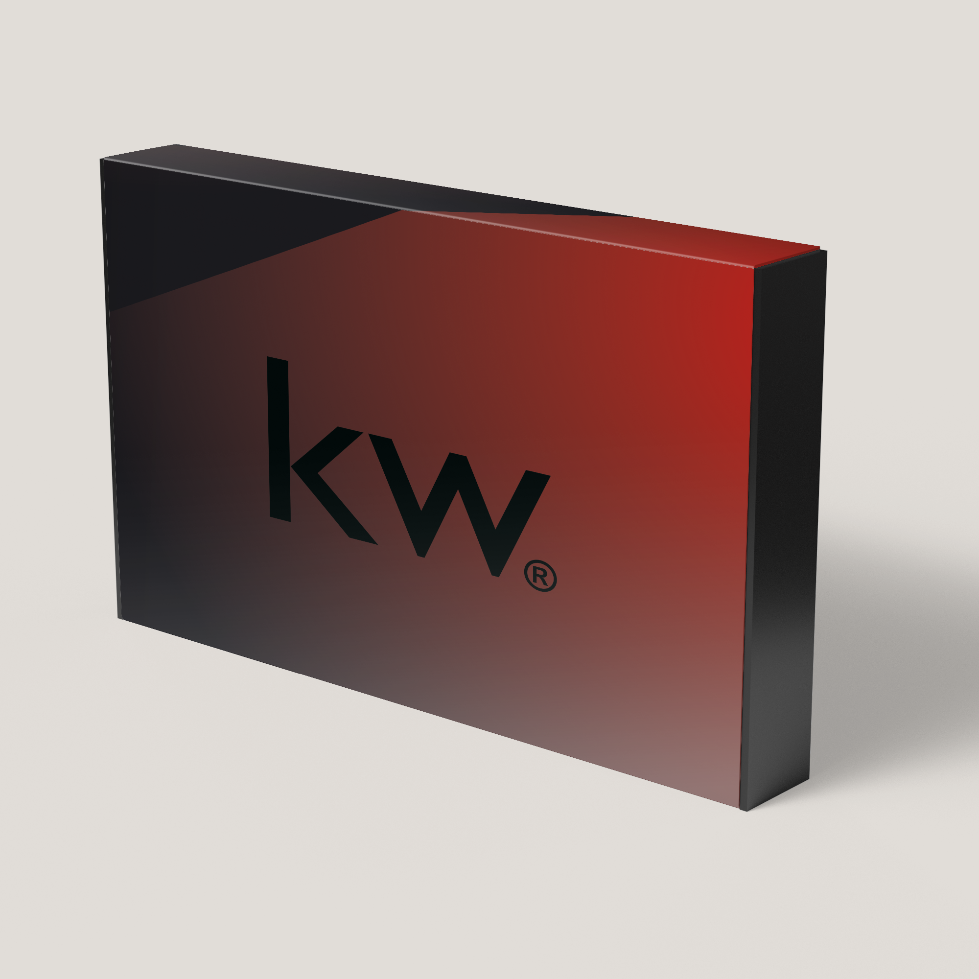 Keller Williams custom presentation box for real estate marketing materials