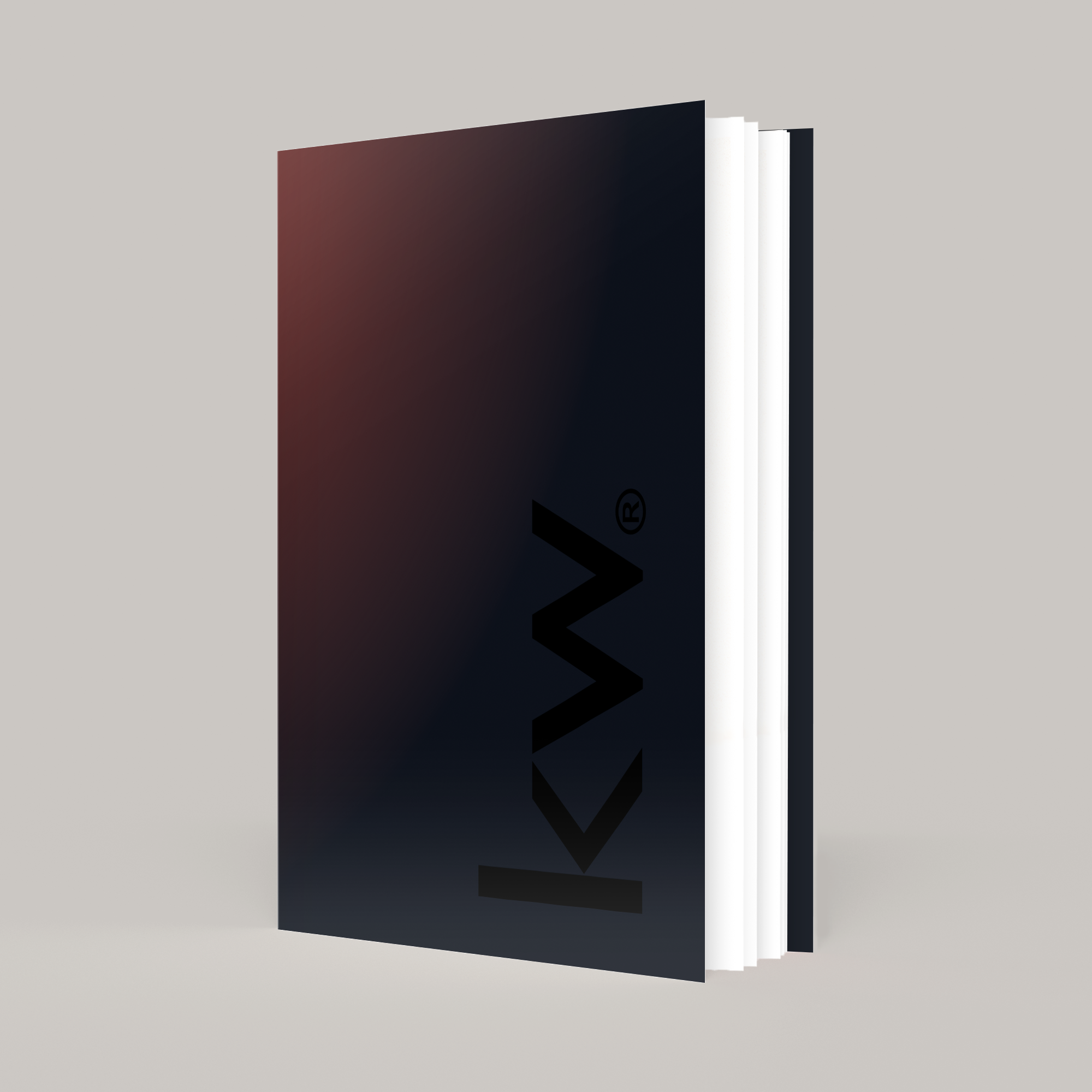 KW Red Ombre Bindable - Lay Flat SOFTCOVER Soft Touch (40 Pack)
