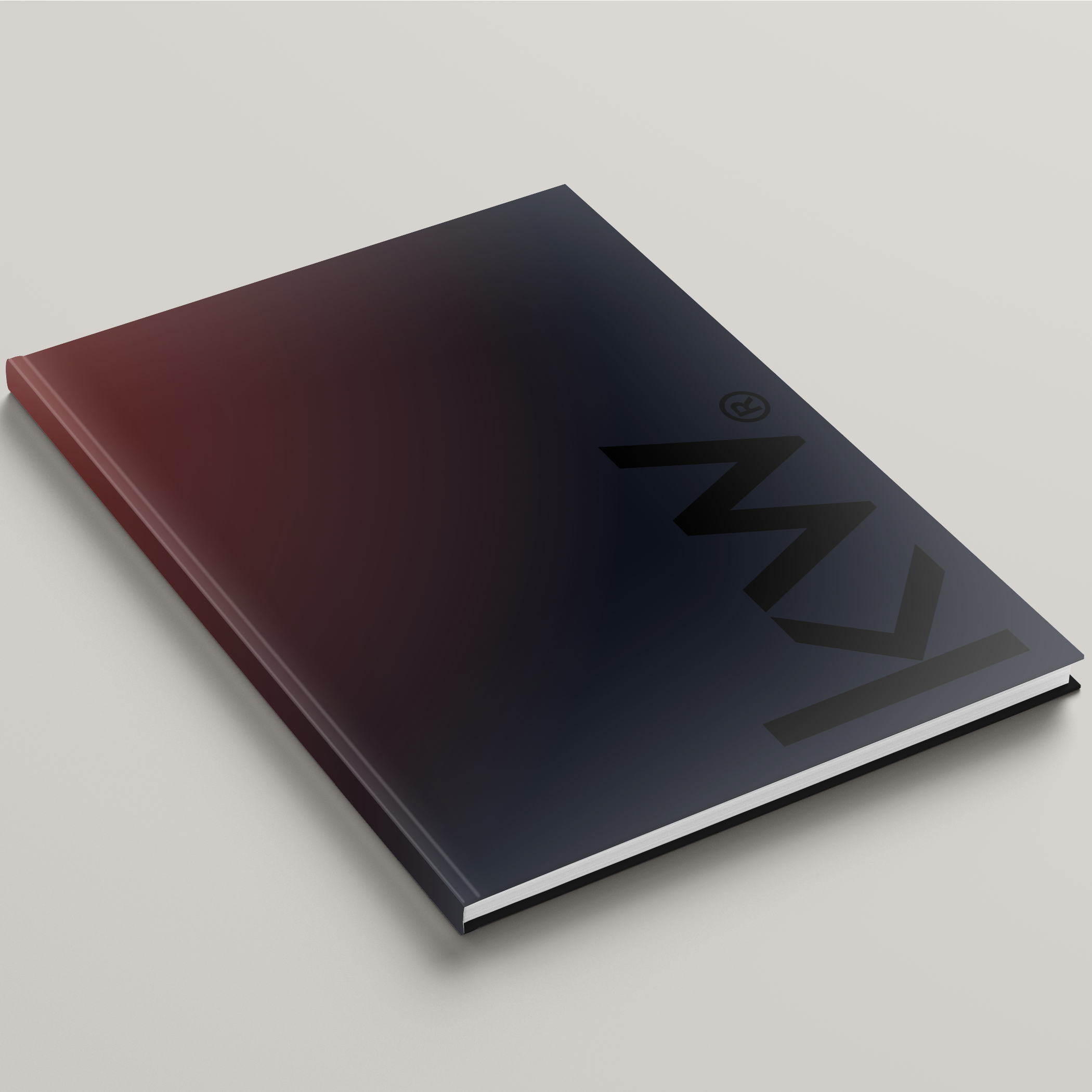 KW Ombre Red Bindable - Lay Flat HARDCOVER Soft Touch (10 Pack)