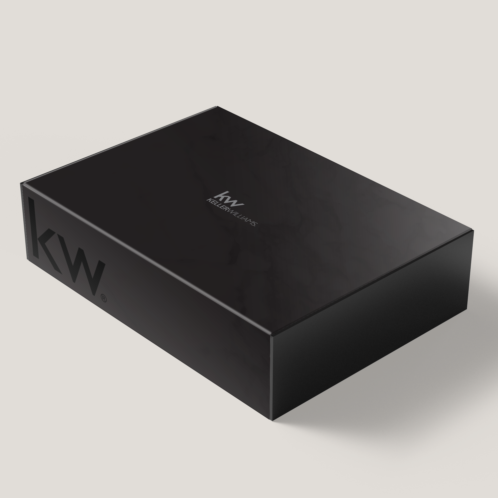 KW Black Marble Large Gift Box (10 Pack)
