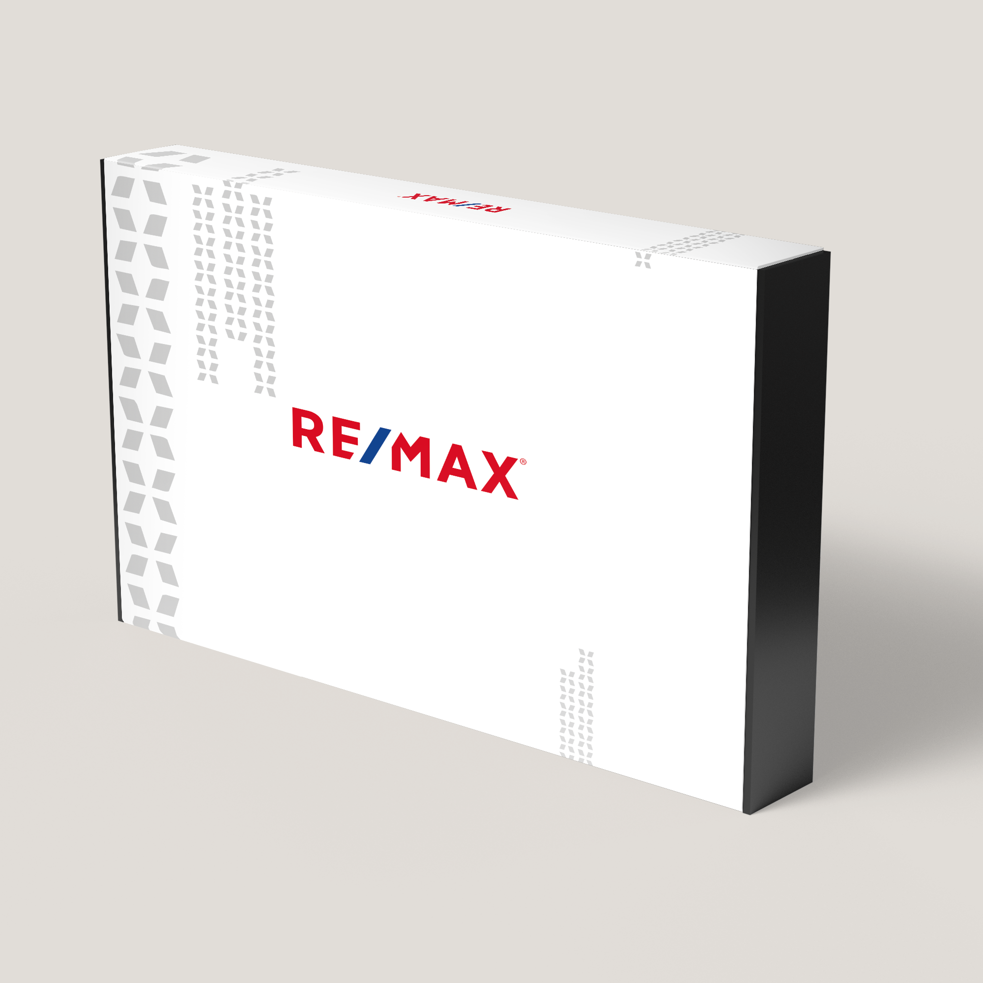 RE/MAX Dawn 1.75 Presentation Box. Modern design with durable build, created to elevate property and listing presentations with style.