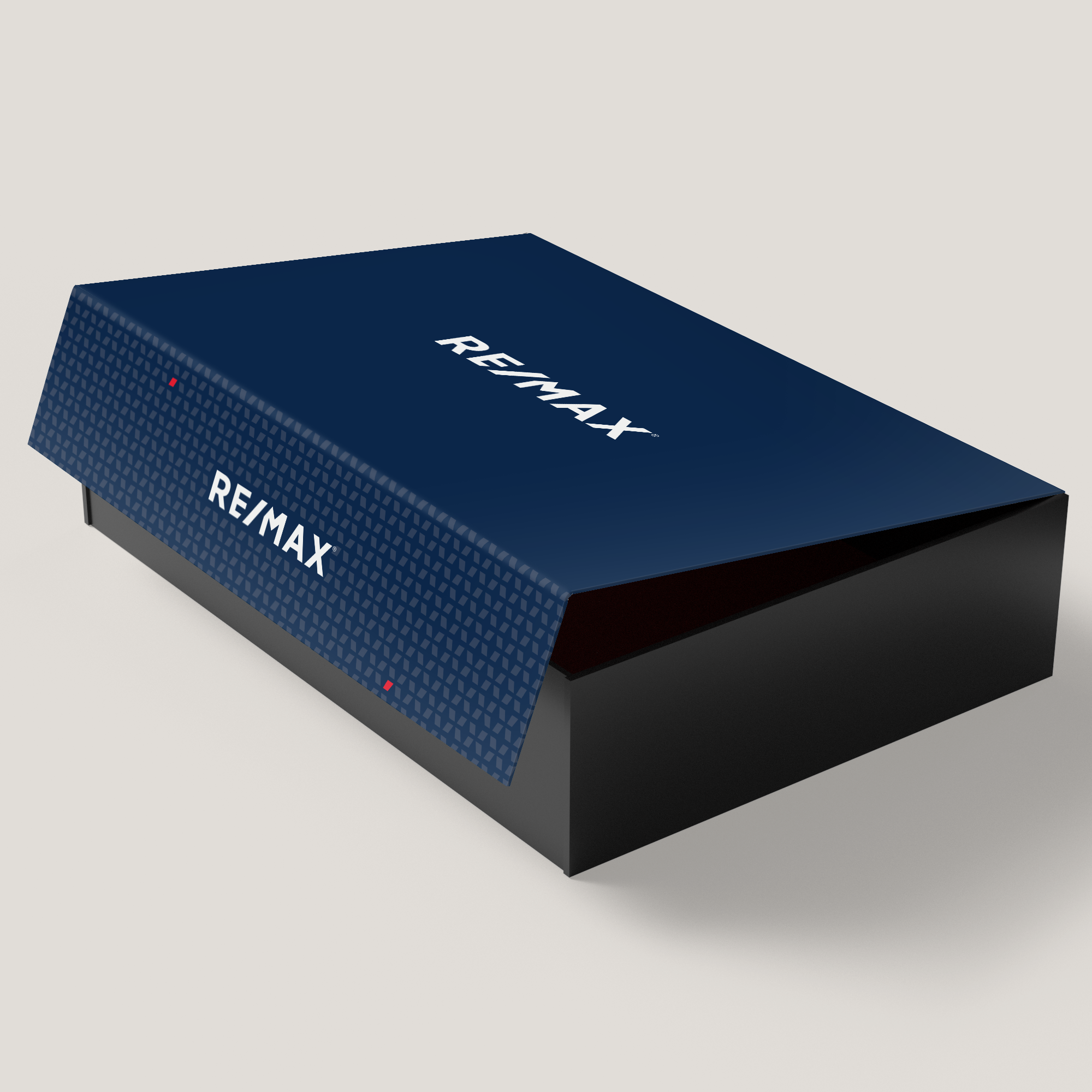 eXp Realty Black Large Gift Box. Sleek black finish with durable design, perfect for professional gifting and standout presentations.