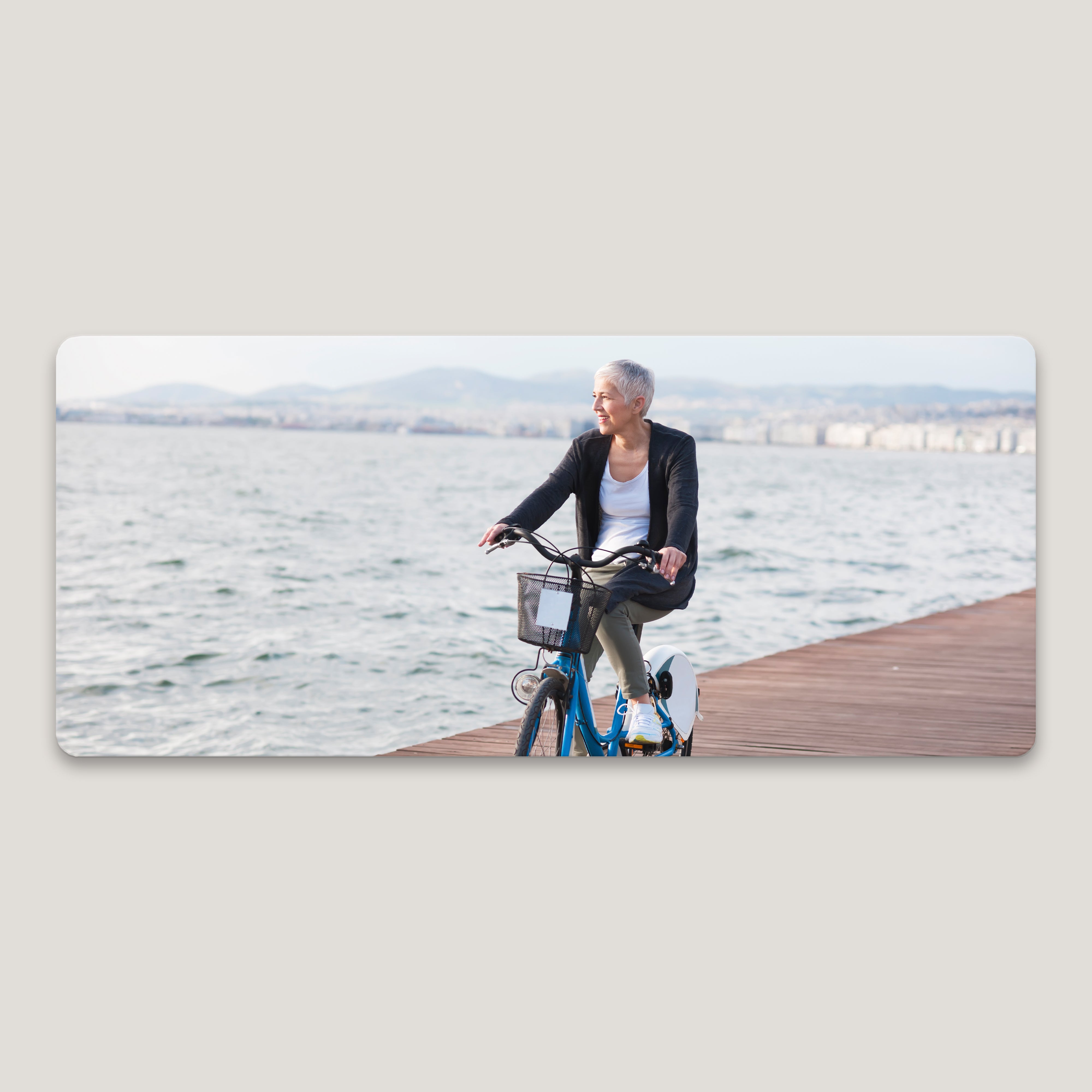 Rectangle Print in Plates - White (10 Pack)