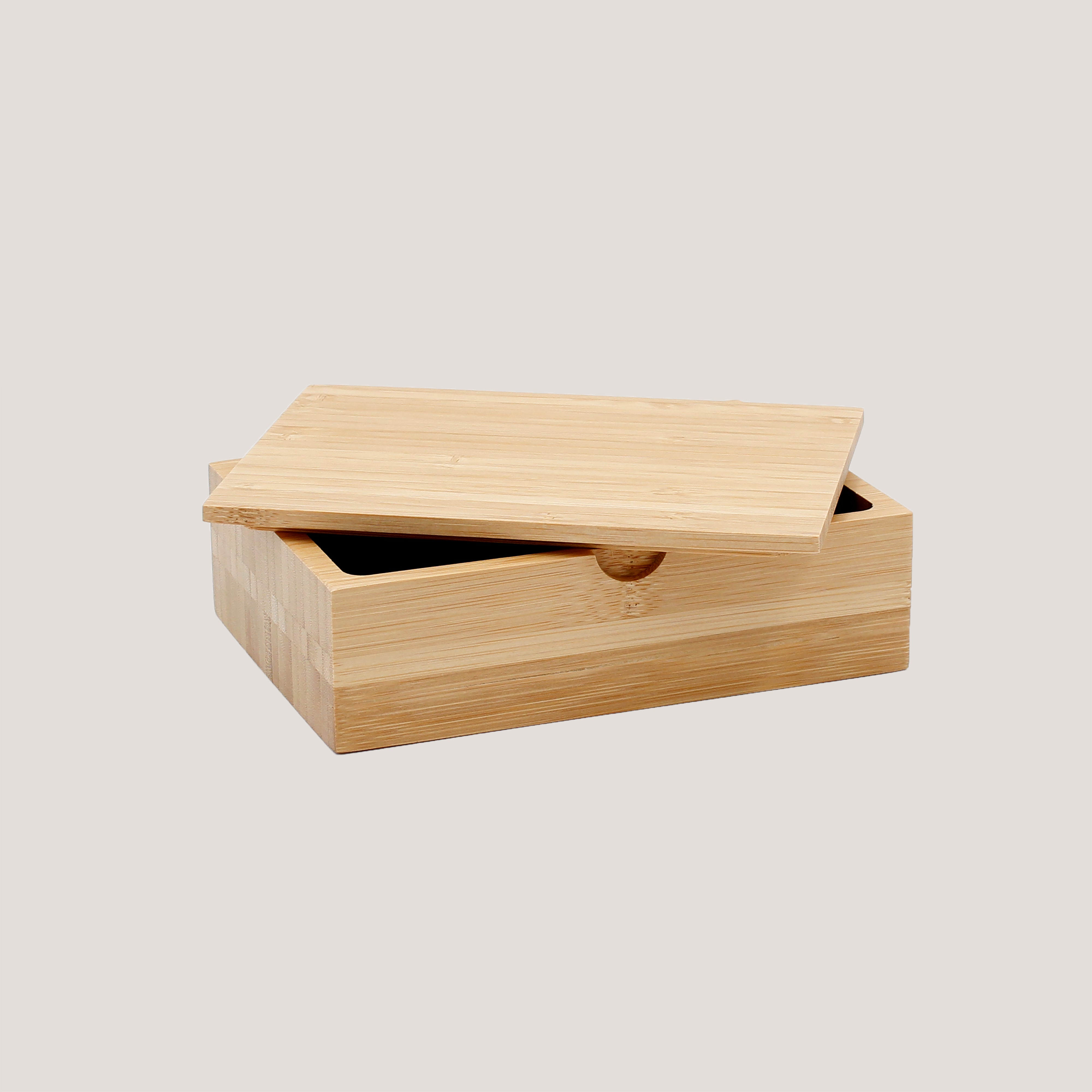 Close up of Peleman Bamboo Memory Box