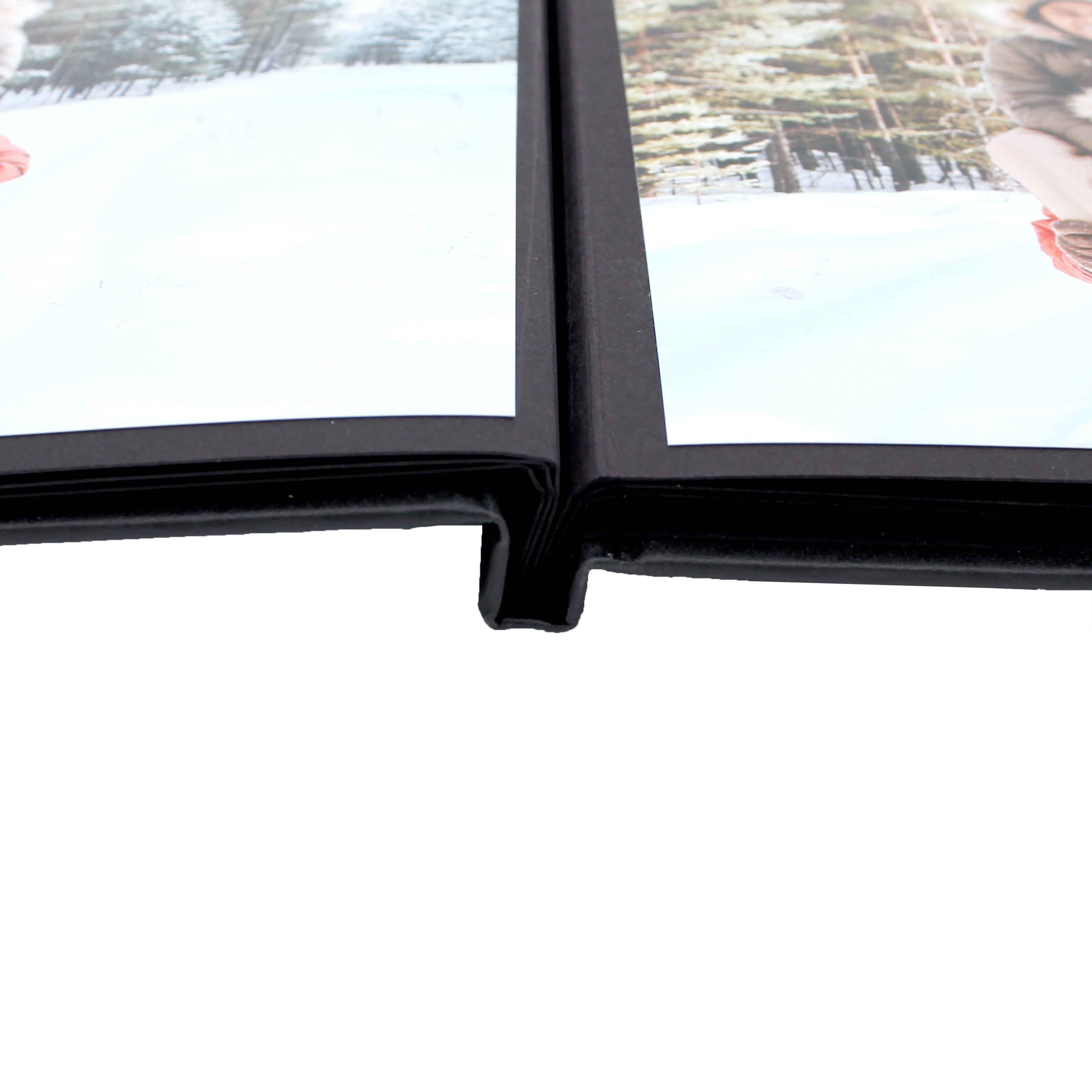 Black Peel and Stick Photo Books