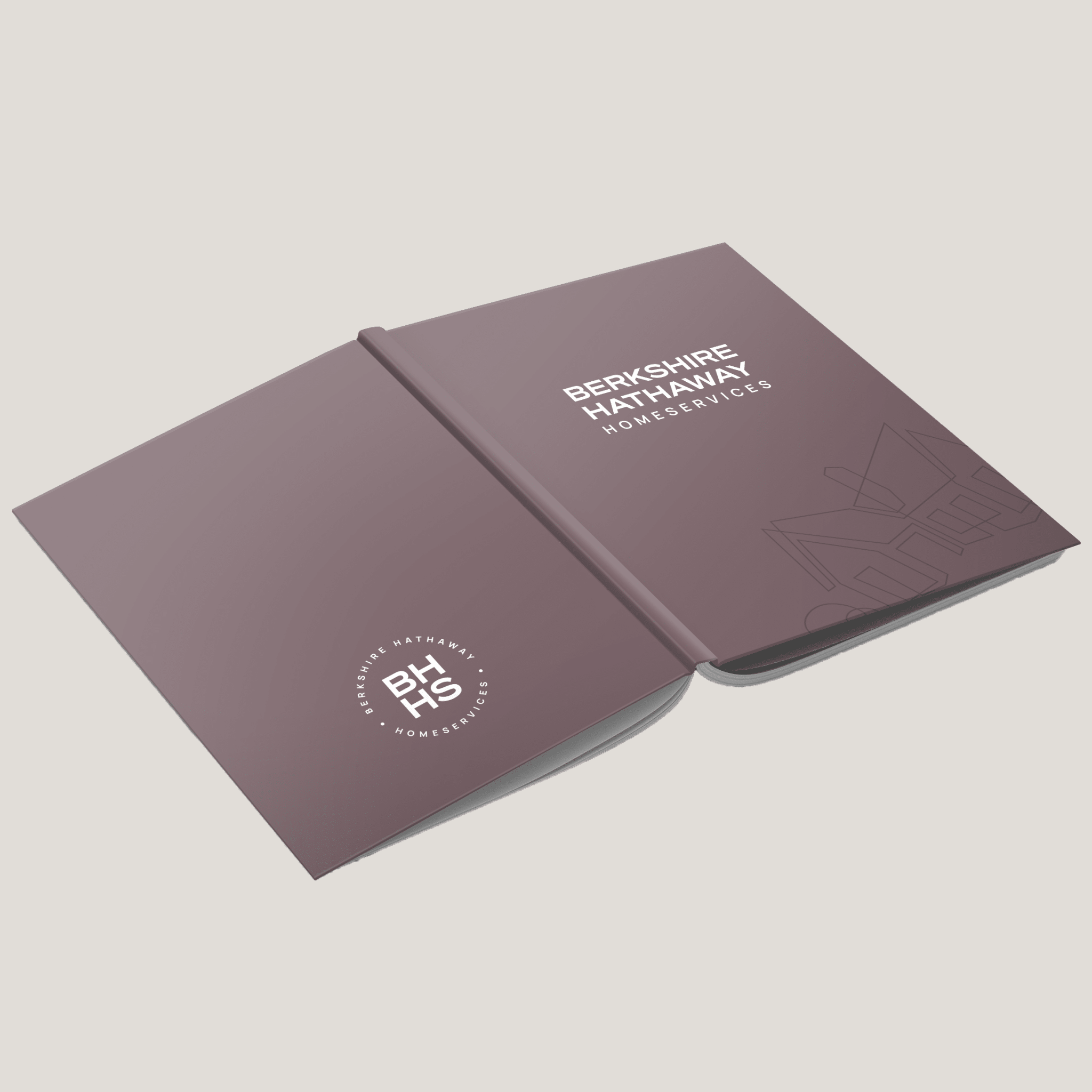 BHHS Dove - Lay Flat HARDCOVER Soft Touch (10 Pack) - Peleman Industries Inc. -