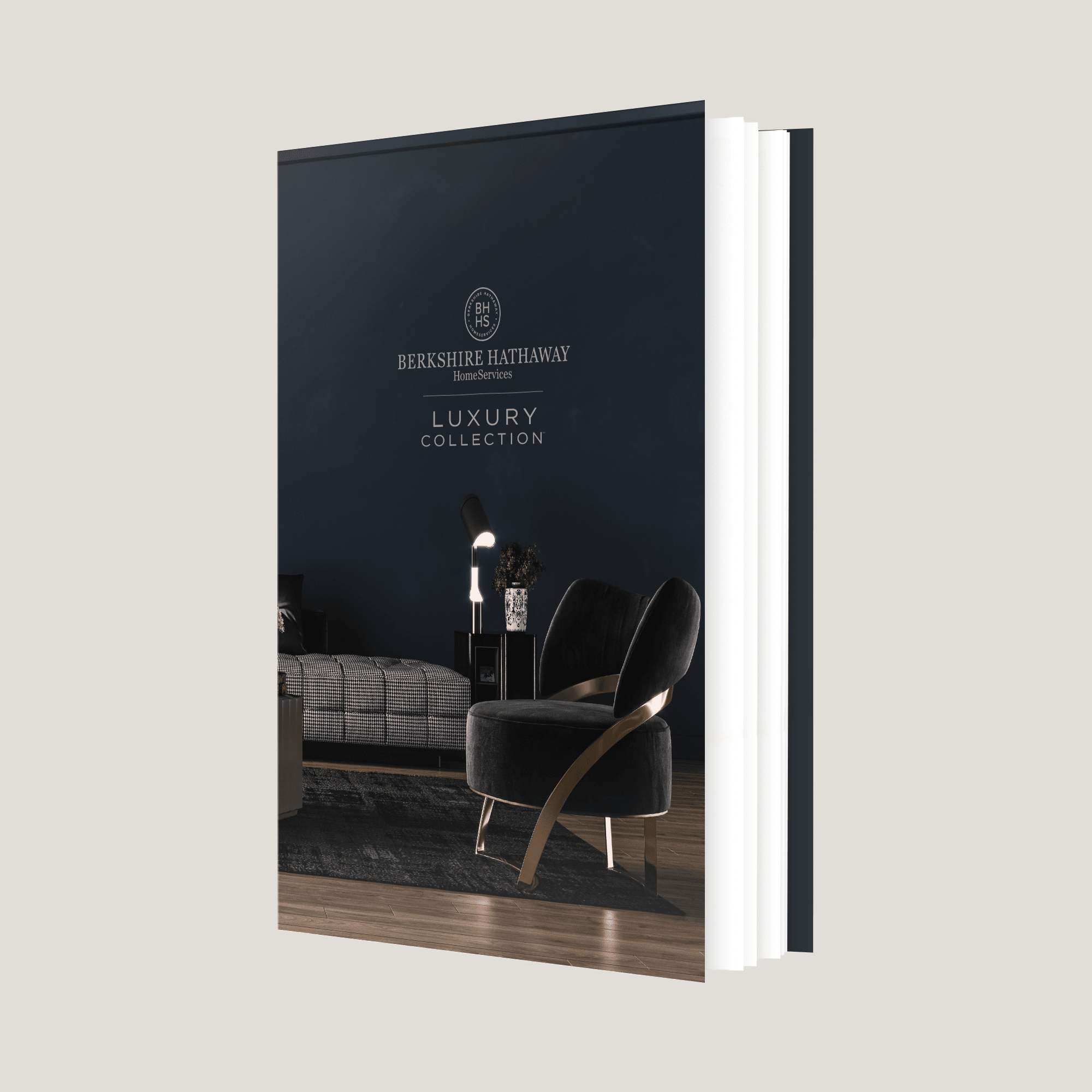 BHHS Luxury Living - Lay Flat SOFTCOVER - CLEARANCE (40 Pack) - Peleman Industries Inc. -