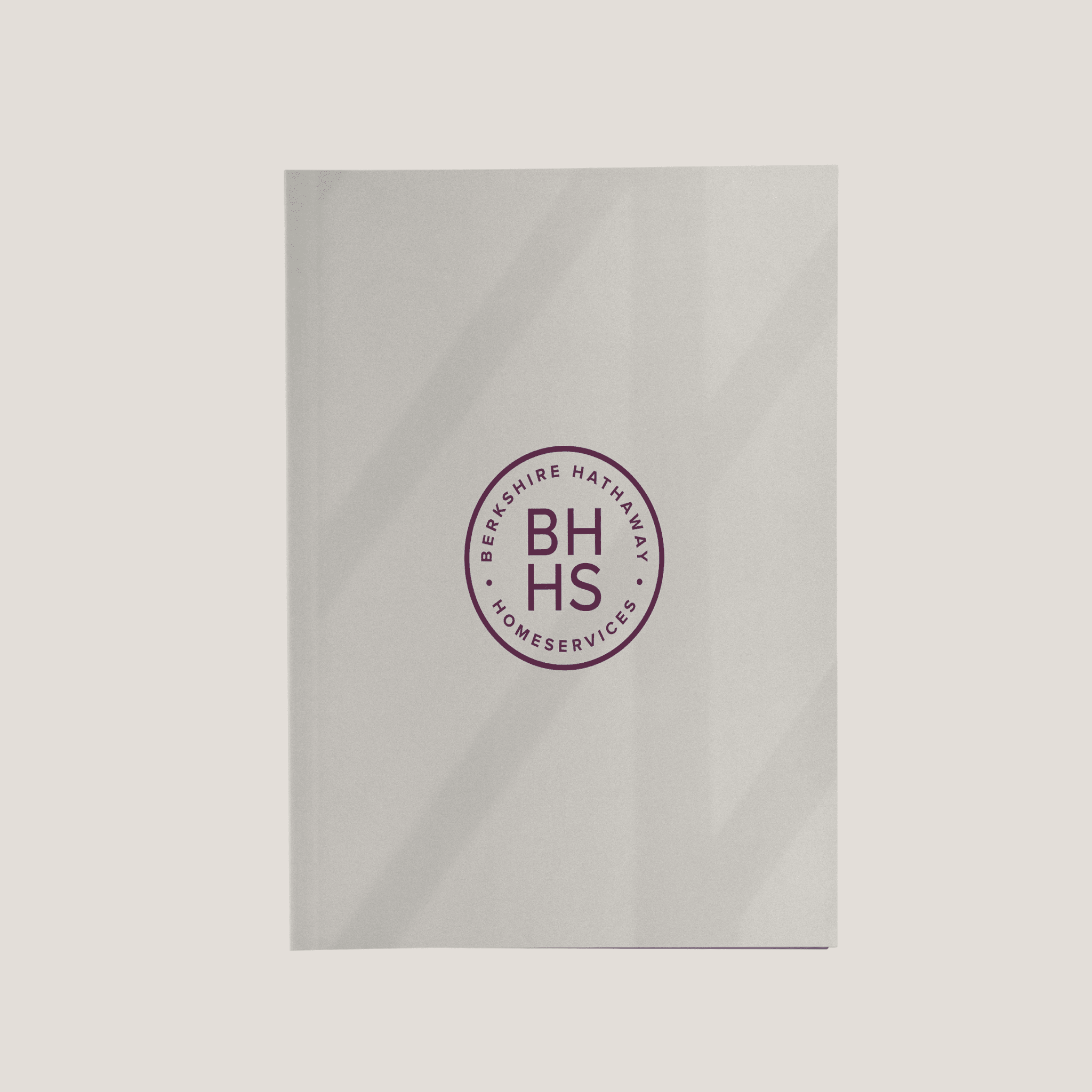 BHHS Tan - Lay Flat POCKET FOLDER - CLEARANCE (40 Pack) - Peleman Industries Inc. -