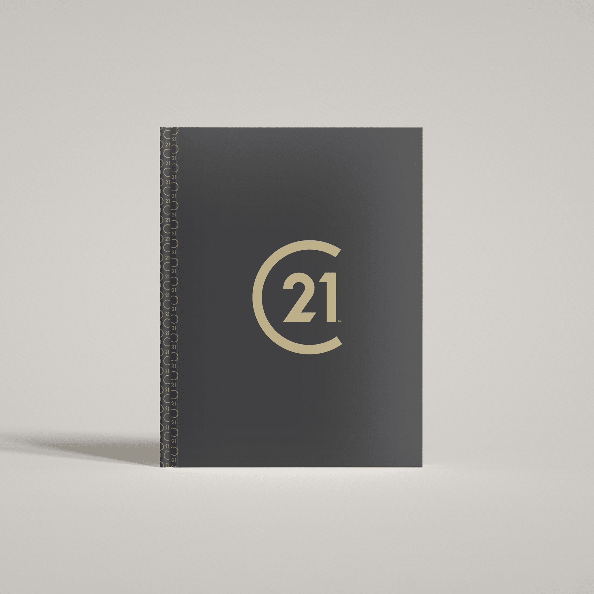 C21 Charcoal - Lay Flat HARDCOVER Soft Touch (10 Pack) - Peleman Industries Inc. -