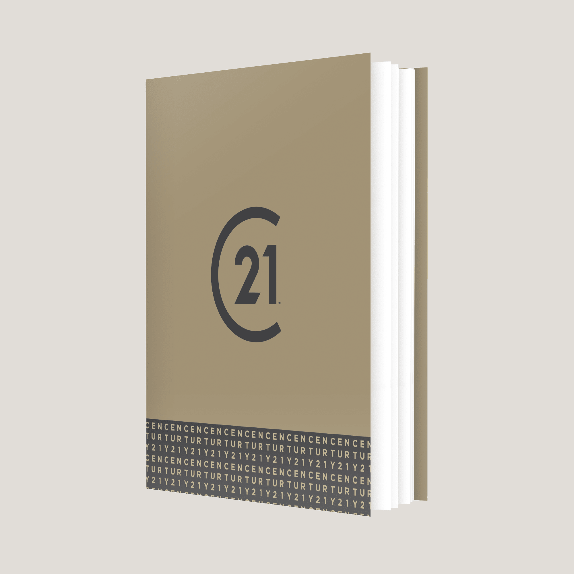 C21 Dark Gold Bar - Lay Flat SOFTCOVER - CLEARANCE (40 Pack) - Peleman Industries Inc. -