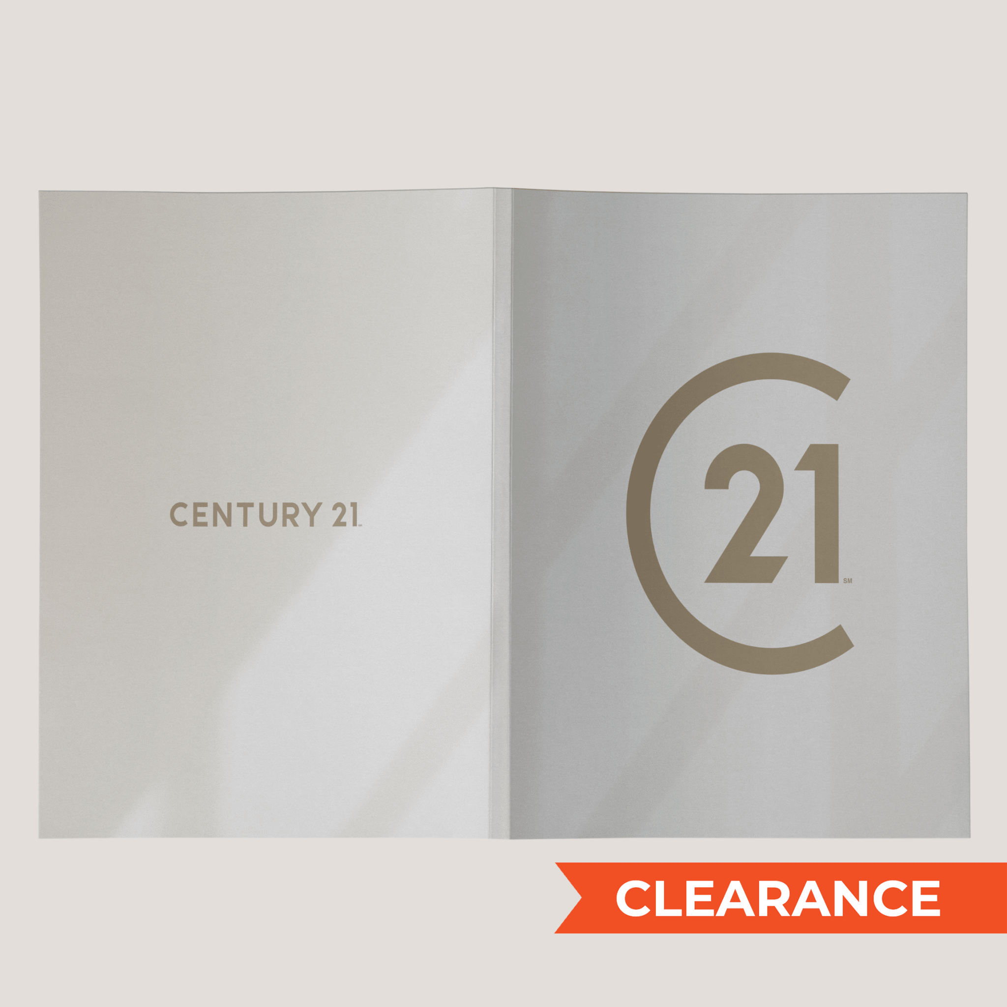 C21 Logo Window - Lay Flat POCKET FOLDER - CLEARANCE (40 Pack) - Peleman Industries Inc. -