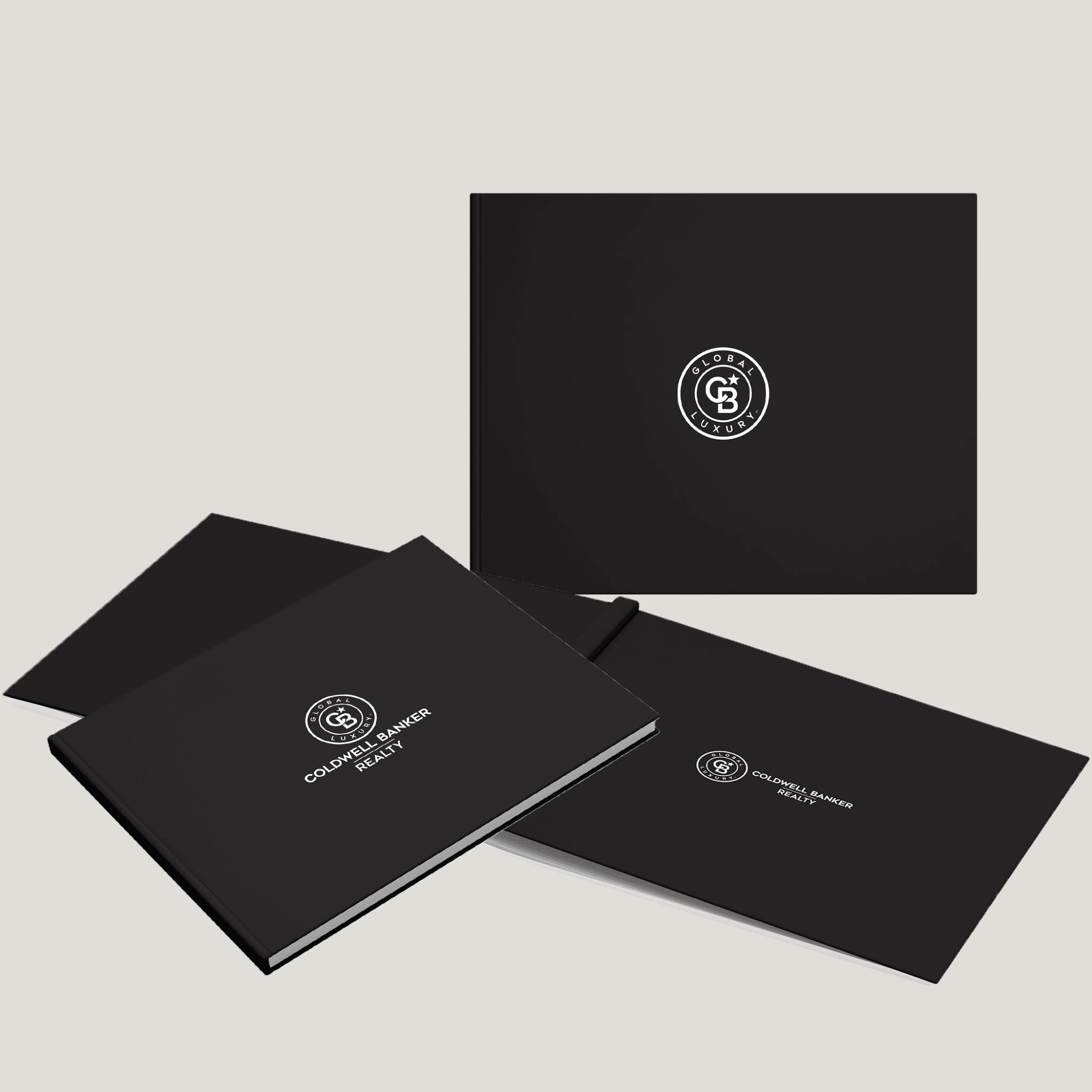 Coldwell Banker Global Luxury Landscape Hardcovers (Pack of 10) - Peleman Industries Inc. - 40 Spine - 30 Sheet Capacity - Option 7 -