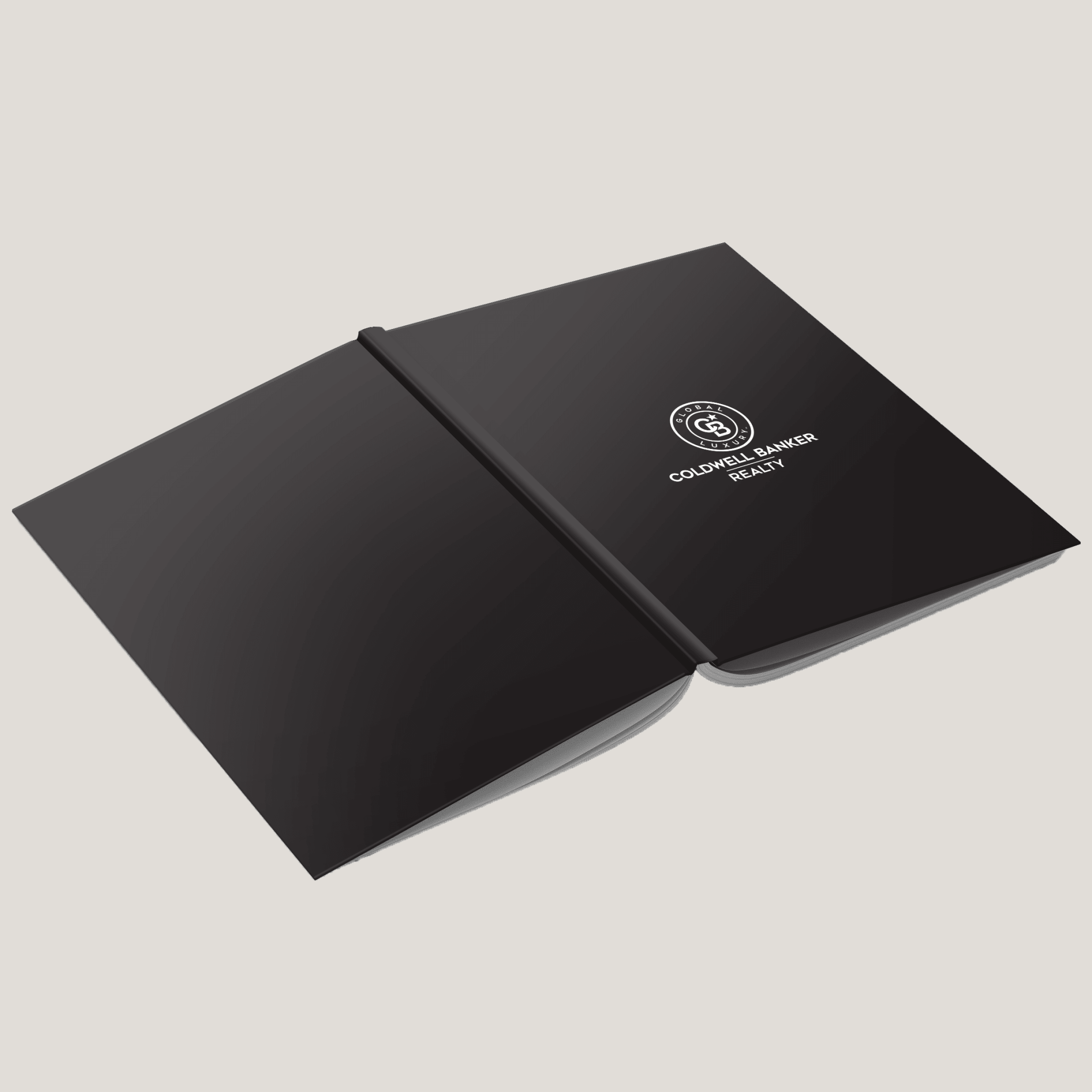 Coldwell Banker Global Luxury Portrait Hardcovers (Pack of 10) - Peleman Industries Inc. - 40 Spine - 30 Sheet Capacity - Mid Center - Option 8