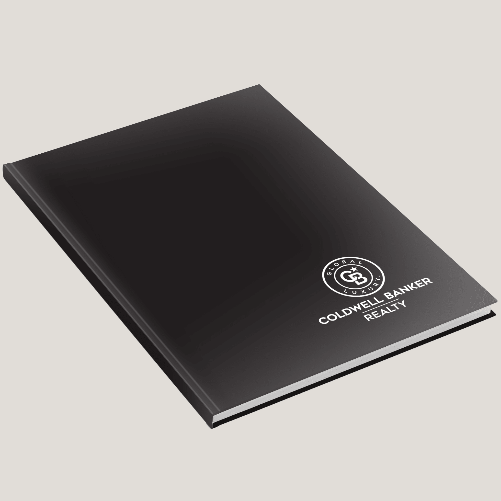 Coldwell Banker Global Luxury Portrait Hardcovers (Pack of 10) - Peleman Industries Inc. - 60 Spine - 40 Sheet Capacity - Bottom Right - Option 8