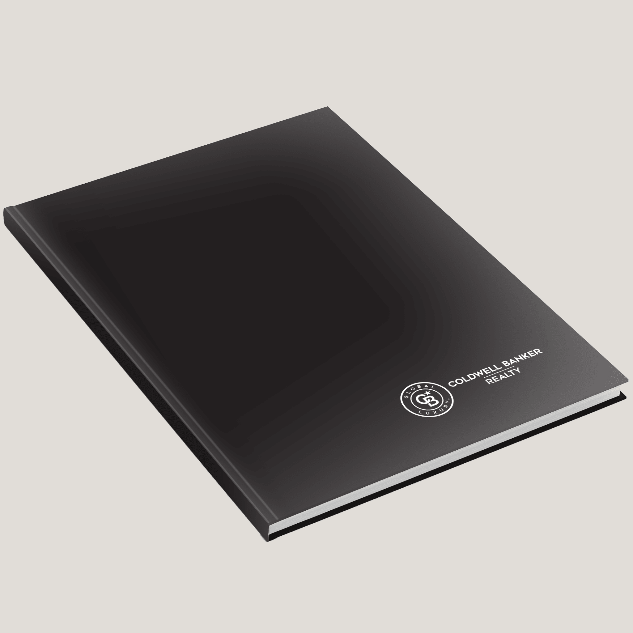 Coldwell Banker Global Luxury Portrait Hardcovers (Pack of 10) - Peleman Industries Inc. - 60 Spine - 40 Sheet Capacity - Bottom Right - Option 9