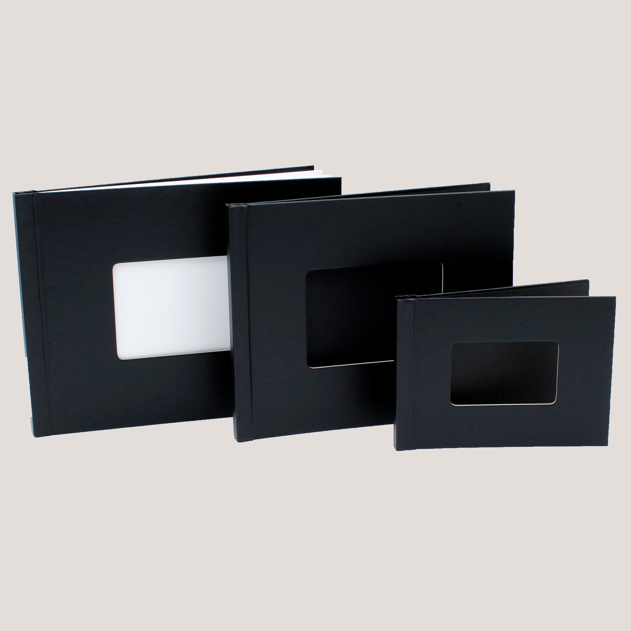 Eco Black Clamp Binding Photobooks - Peleman Industries Inc. - 5x7 inch - Window -