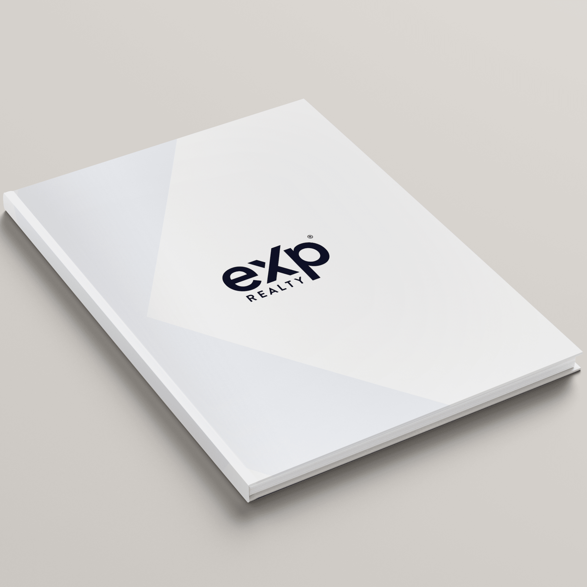 eXp Realty White Pearl - Lay Flat HARDCOVER Soft Touch (10 Pack) - Peleman Industries Inc. -