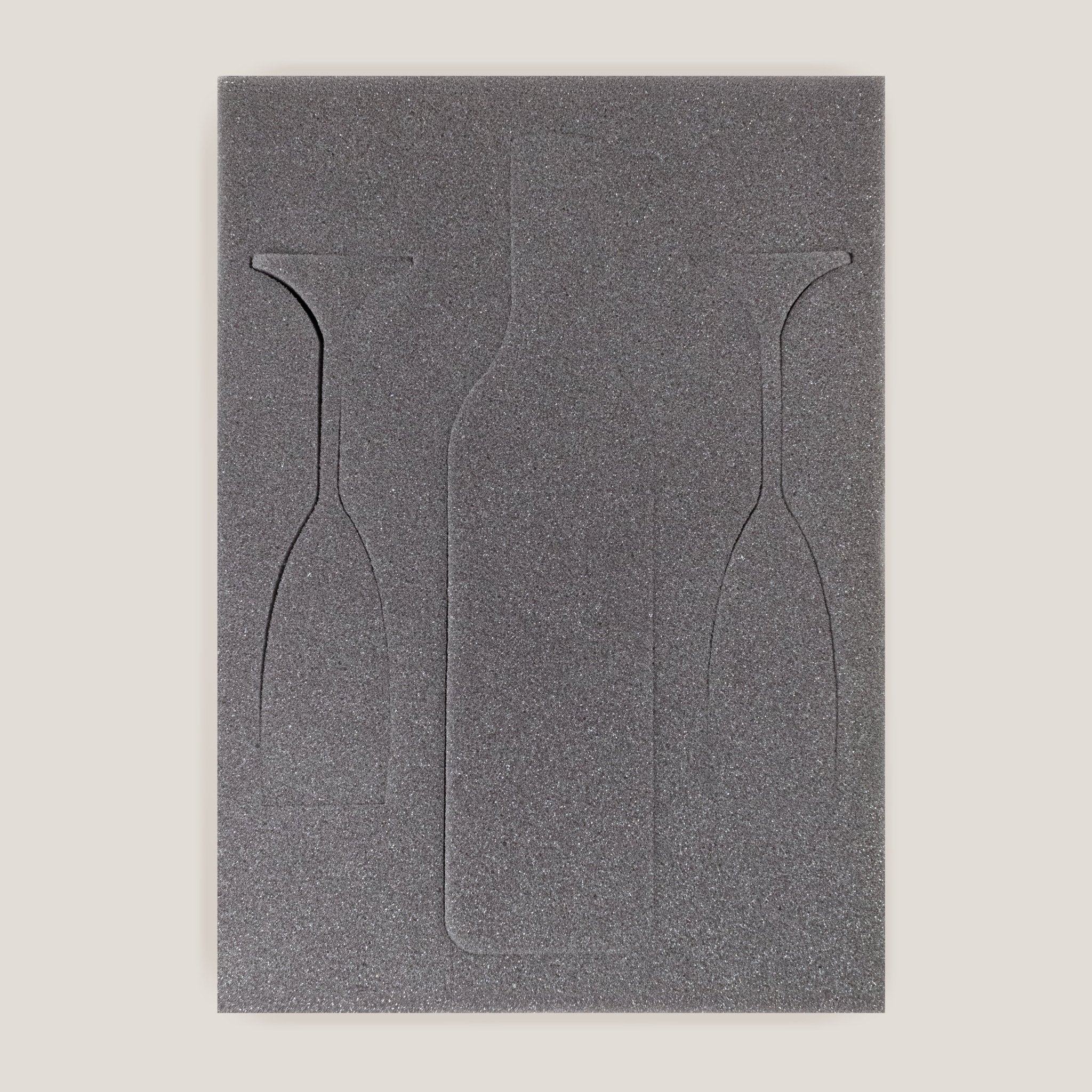 Foam and Glassware insert for Peleman Gift Box - Peleman Industries Inc. -