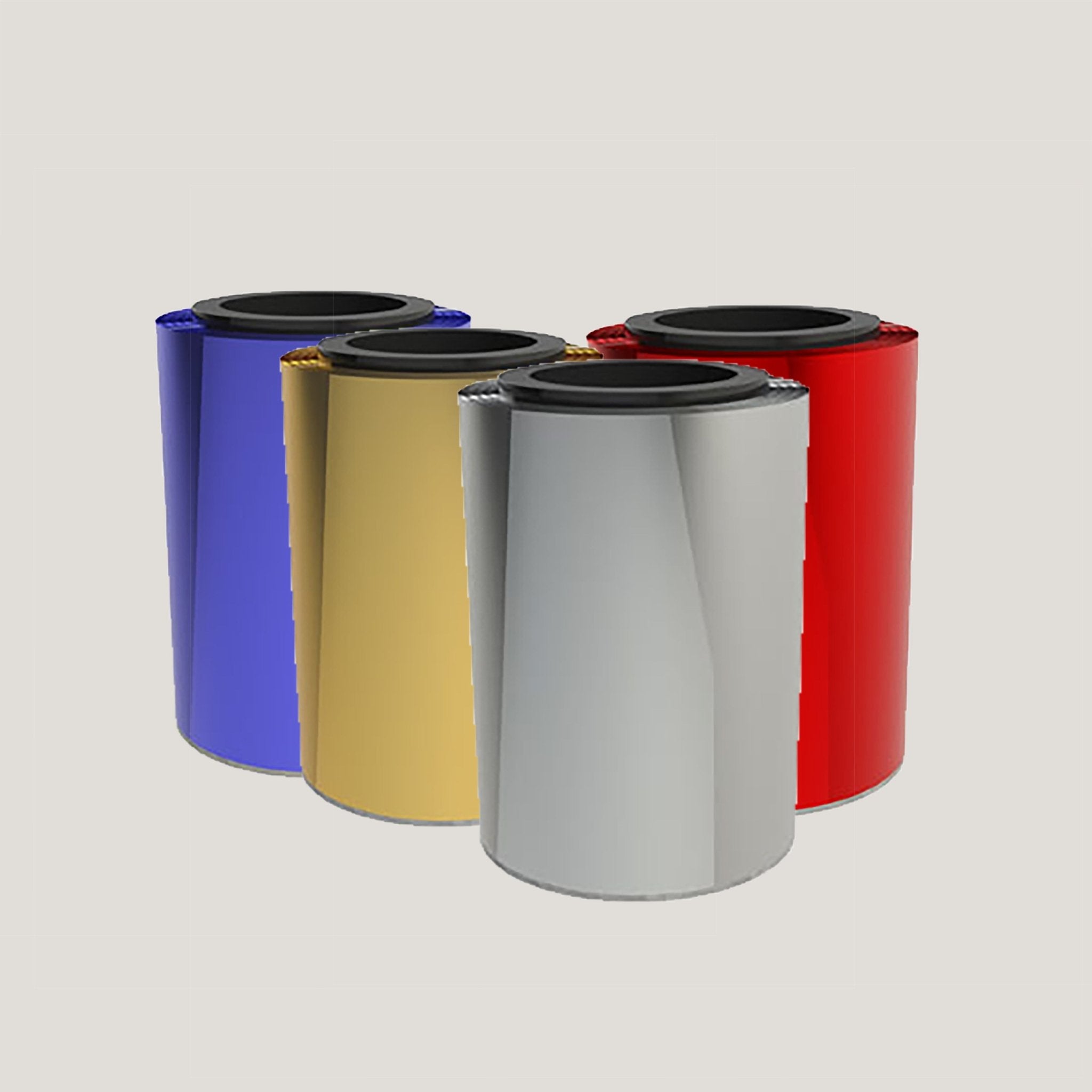 Foil Rolls for Flat Bed Foil Printer - Peleman Industries Inc. - Group A - Metallic Red -