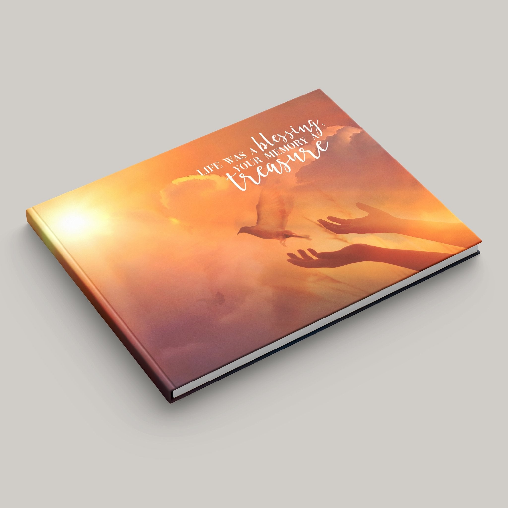 Funeral Sunset Dove Registry Hardcover (10 Pack) - Peleman Industries Inc. -