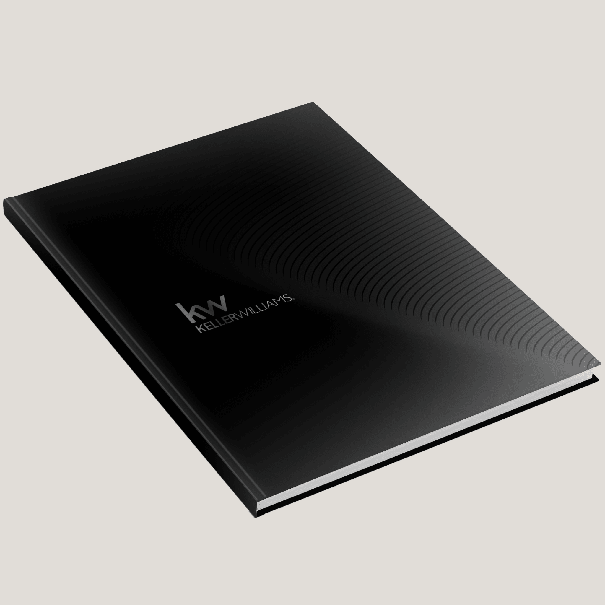KW Basic Black - (10 Pack) Lay Flat HARDCOVER - CLEARANCE - Peleman Industries Inc. -
