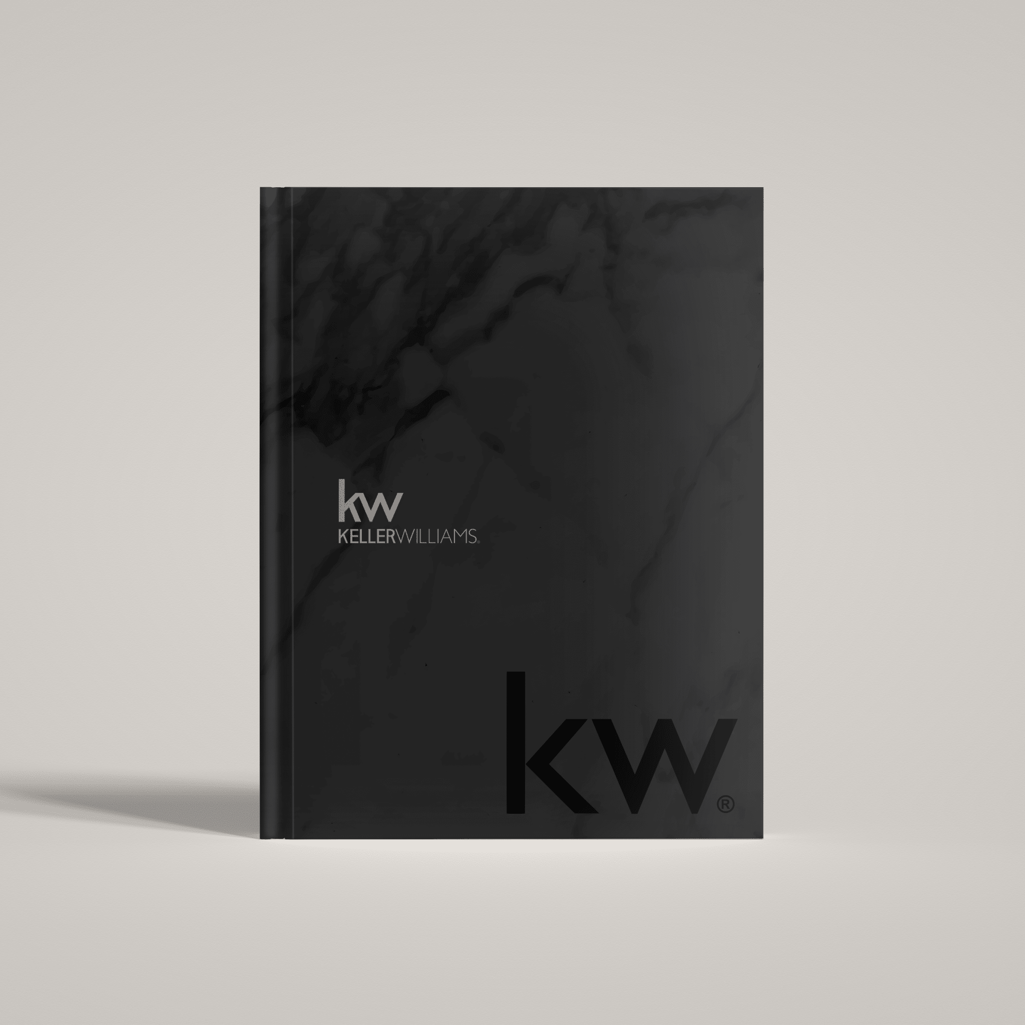 KW Black Marble Bindable - Lay Flat SOFTCOVER Soft Touch (40 Pack) - Peleman Industries Inc. -