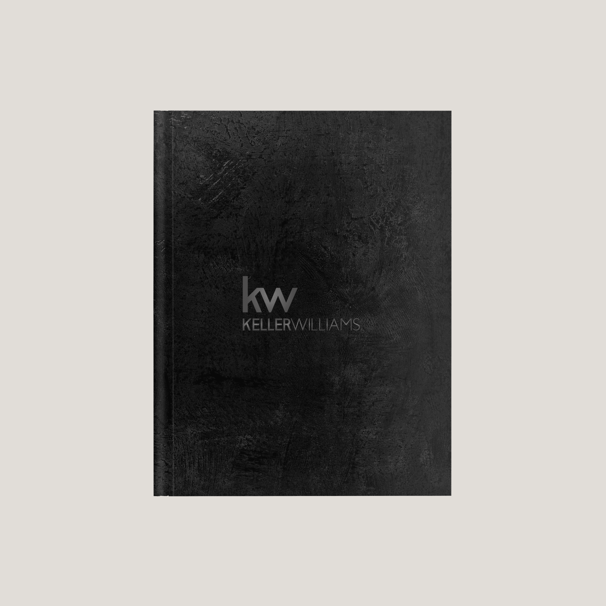 KW Black Texture - (10 Pack) Lay Flat HARDCOVER - CLEARANCE - Peleman Industries Inc. -