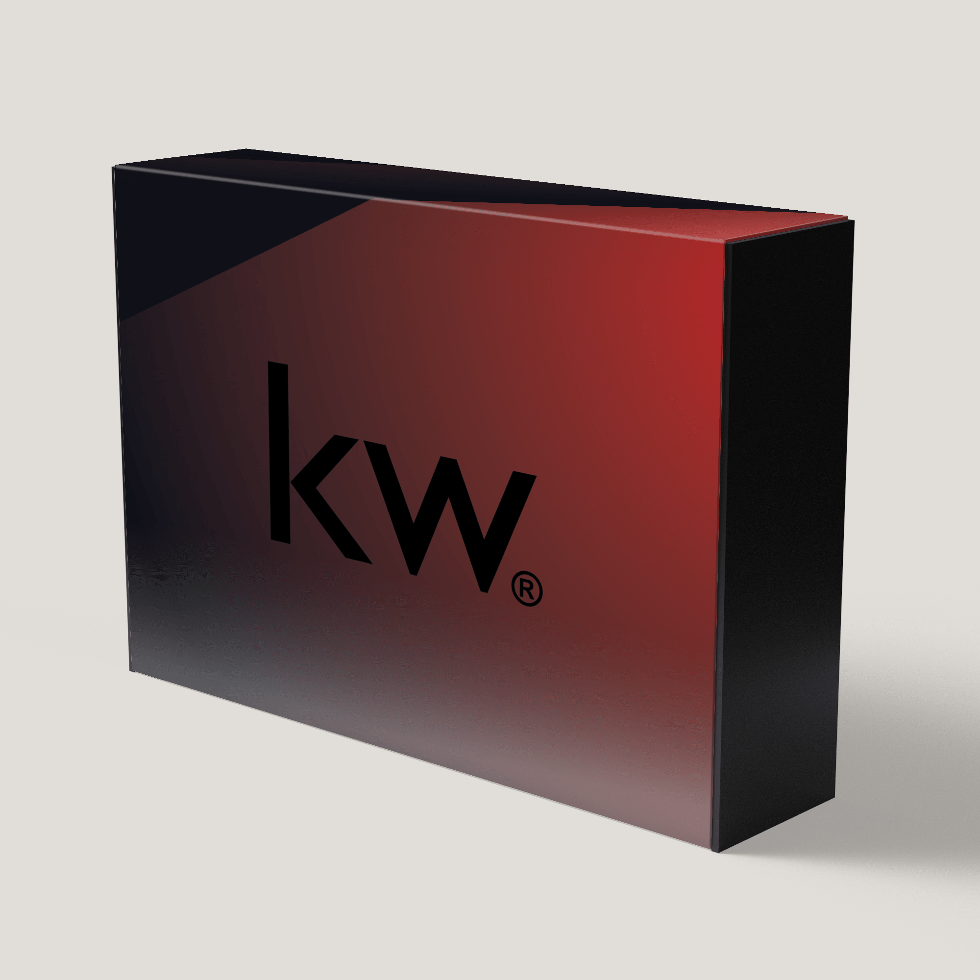 KW Red Ombre Large Gift Box (10 Pack) - Peleman Industries Inc. -