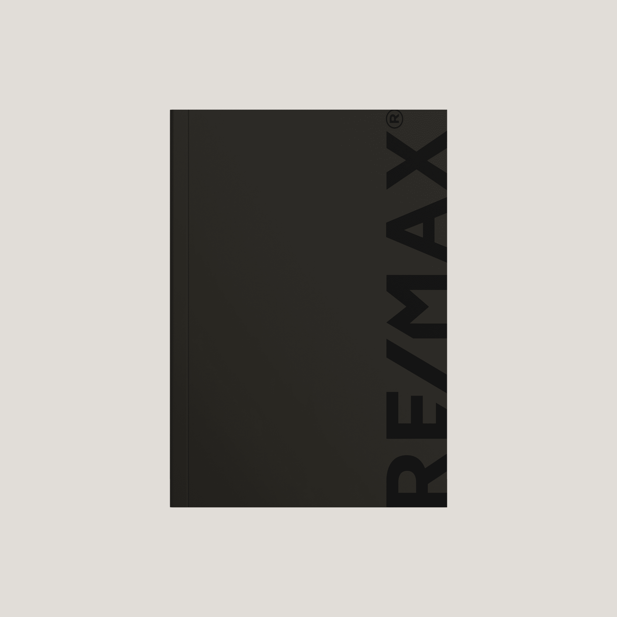Re/Max Black Black - Lay Flat SOFTCOVER - CLEARANCE (40 Pack) - Peleman Industries Inc. -