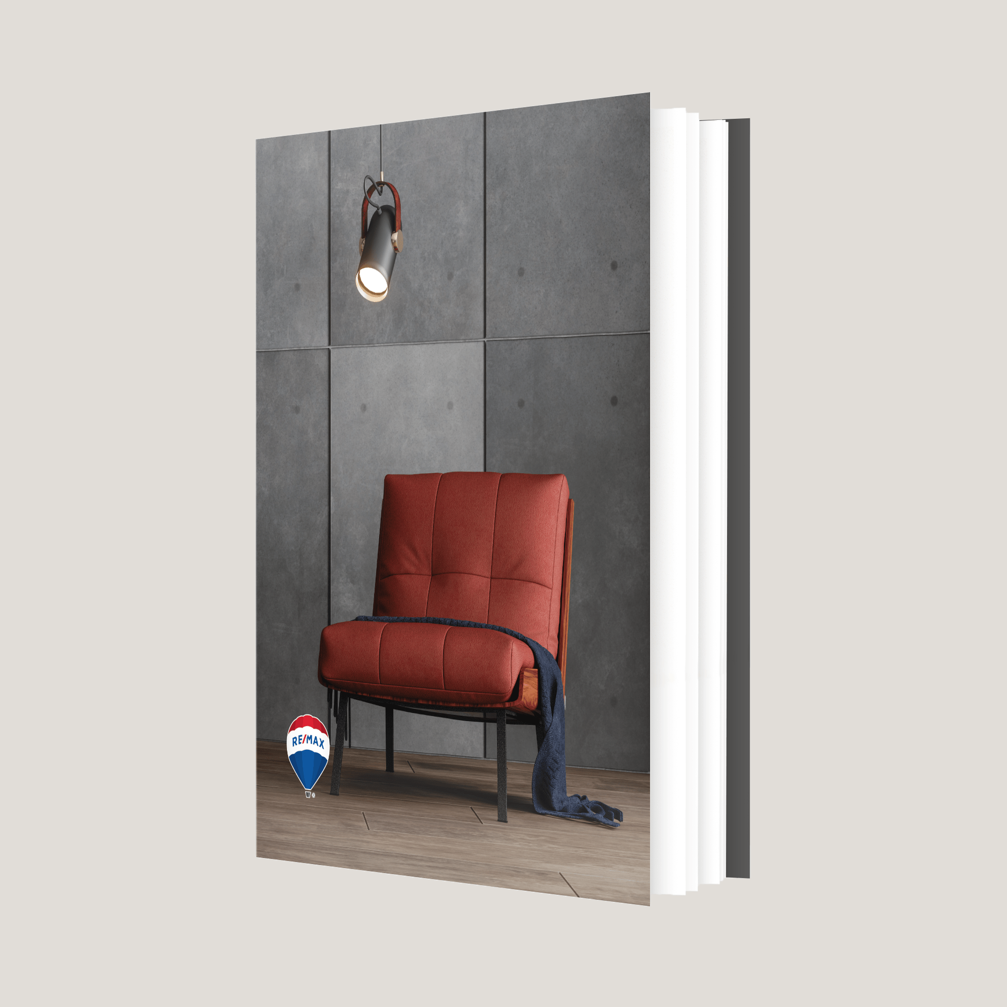 Re/Max Chair - Lay Flat SOFTCOVER - CLEARANCE (40 Pack) - Peleman Industries Inc. -