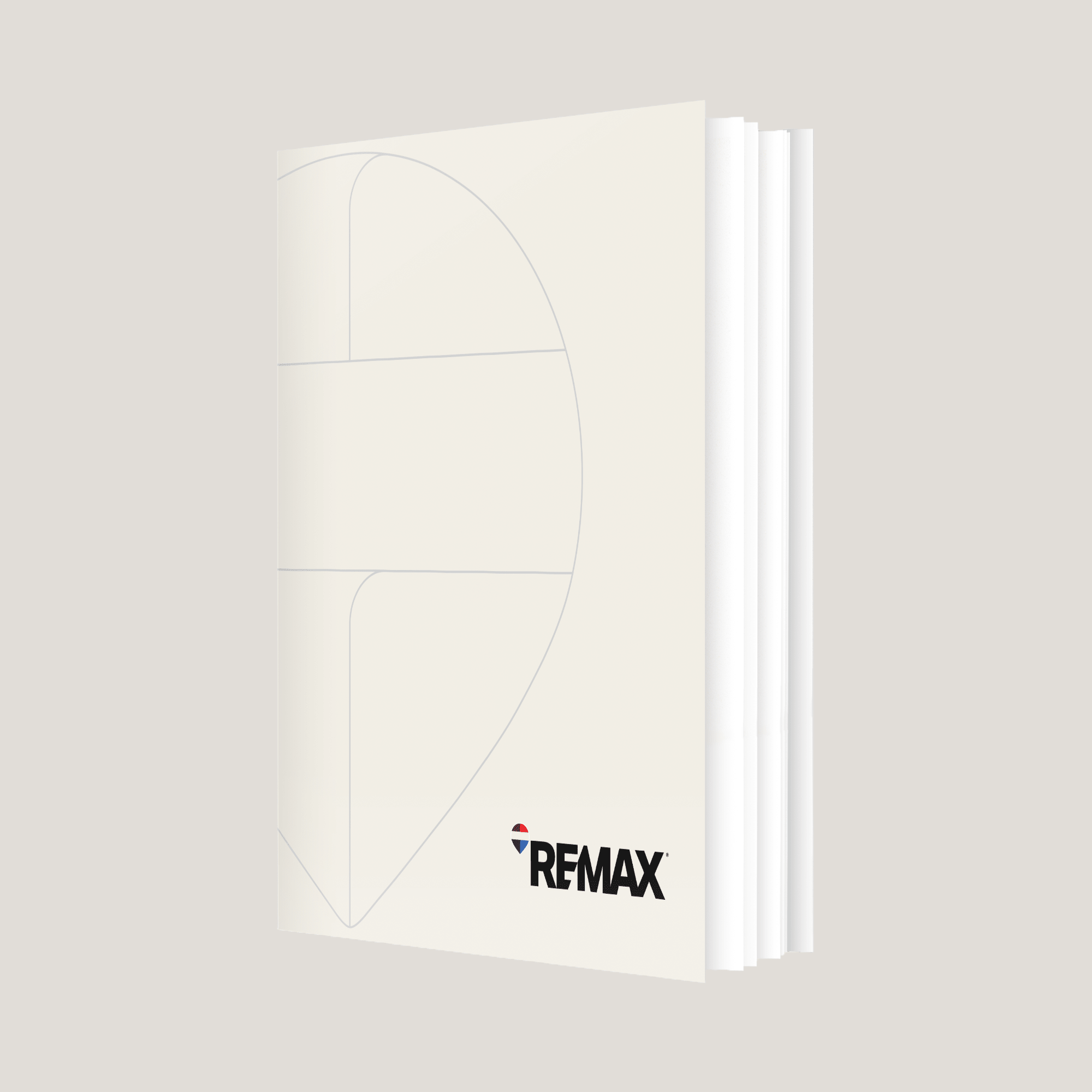 ReMax Cream Balloon Bindable - Lay Flat SOFTCOVER Soft Touch (40 Pack) - Peleman Industries Inc. -
