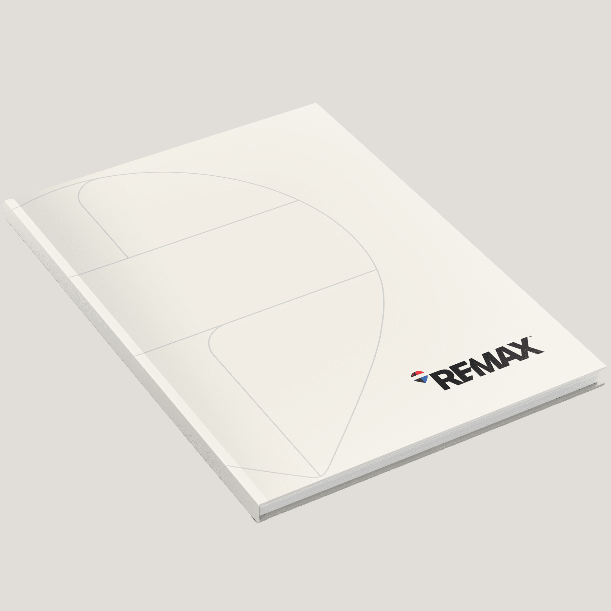 ReMax Cream Balloon Listing Presentation - Lay Flat HARDCOVER Soft Touch (10 Pack) - Peleman Industries Inc. -