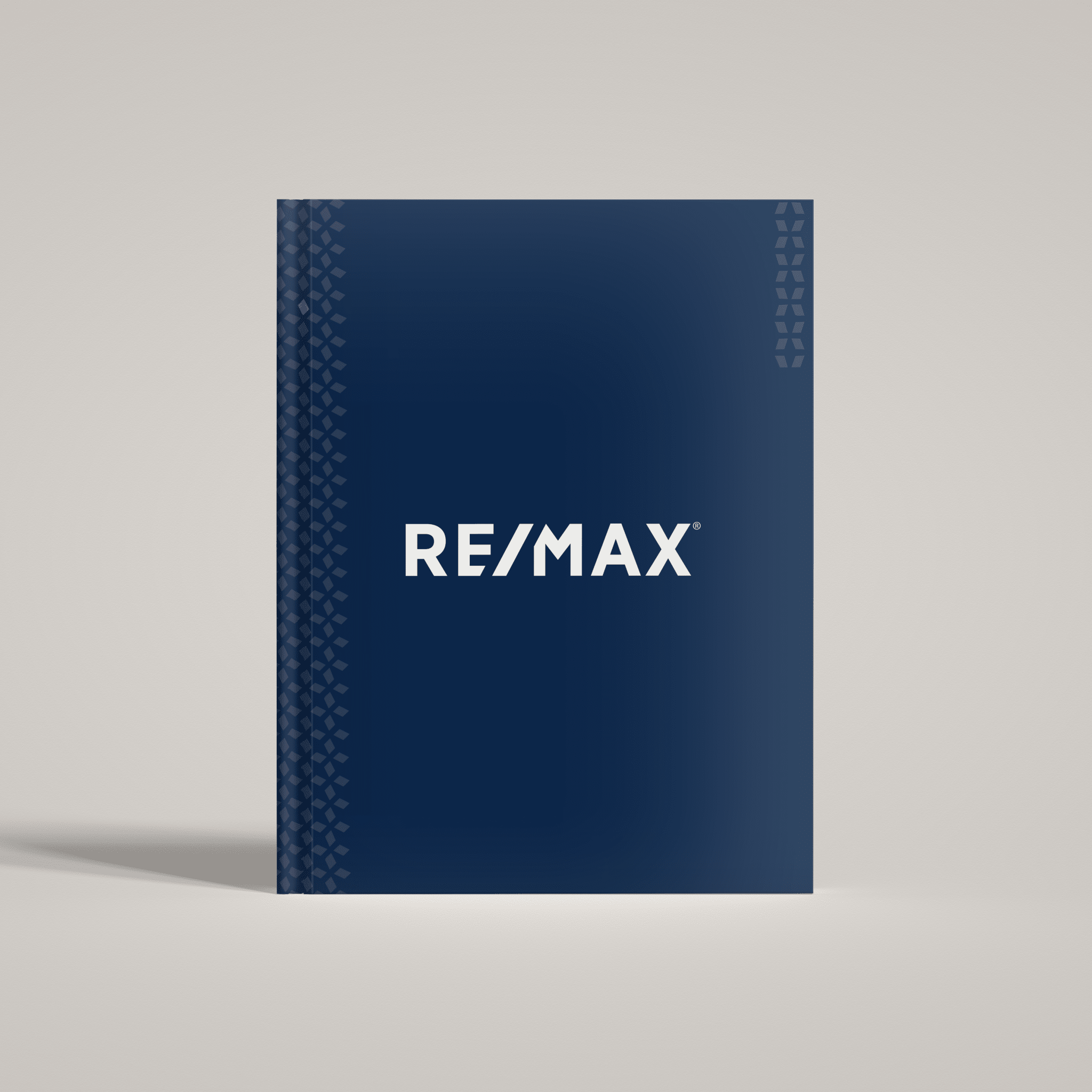 RE/MAX Dusk Blue Bindable - Lay Flat HARDCOVER Soft Touch (10 Pack) - Peleman Industries Inc. -