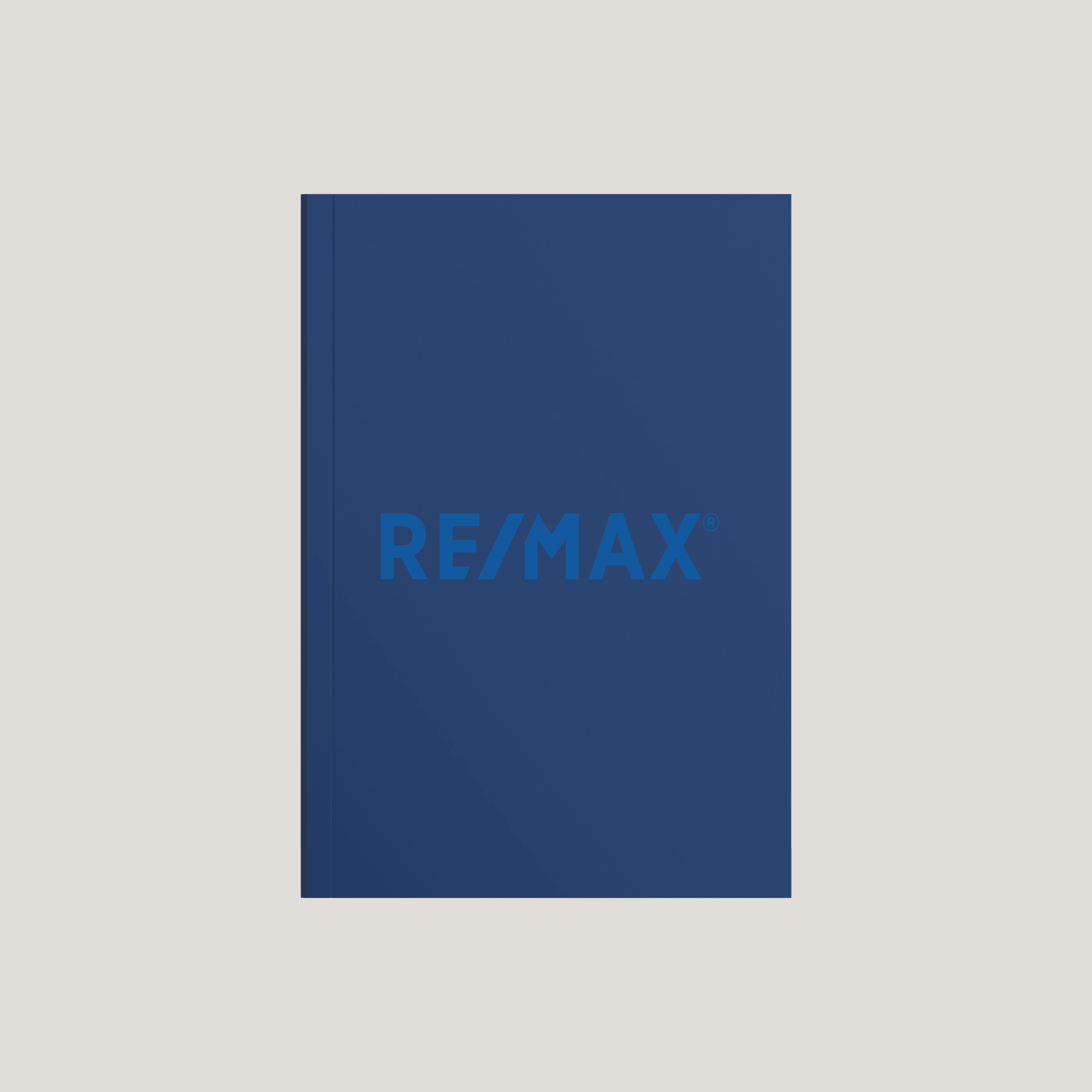 Re/Max Solid Blue - Lay Flat SOFTCOVER - CLEARANCE (40 Pack) - Peleman Industries Inc. -