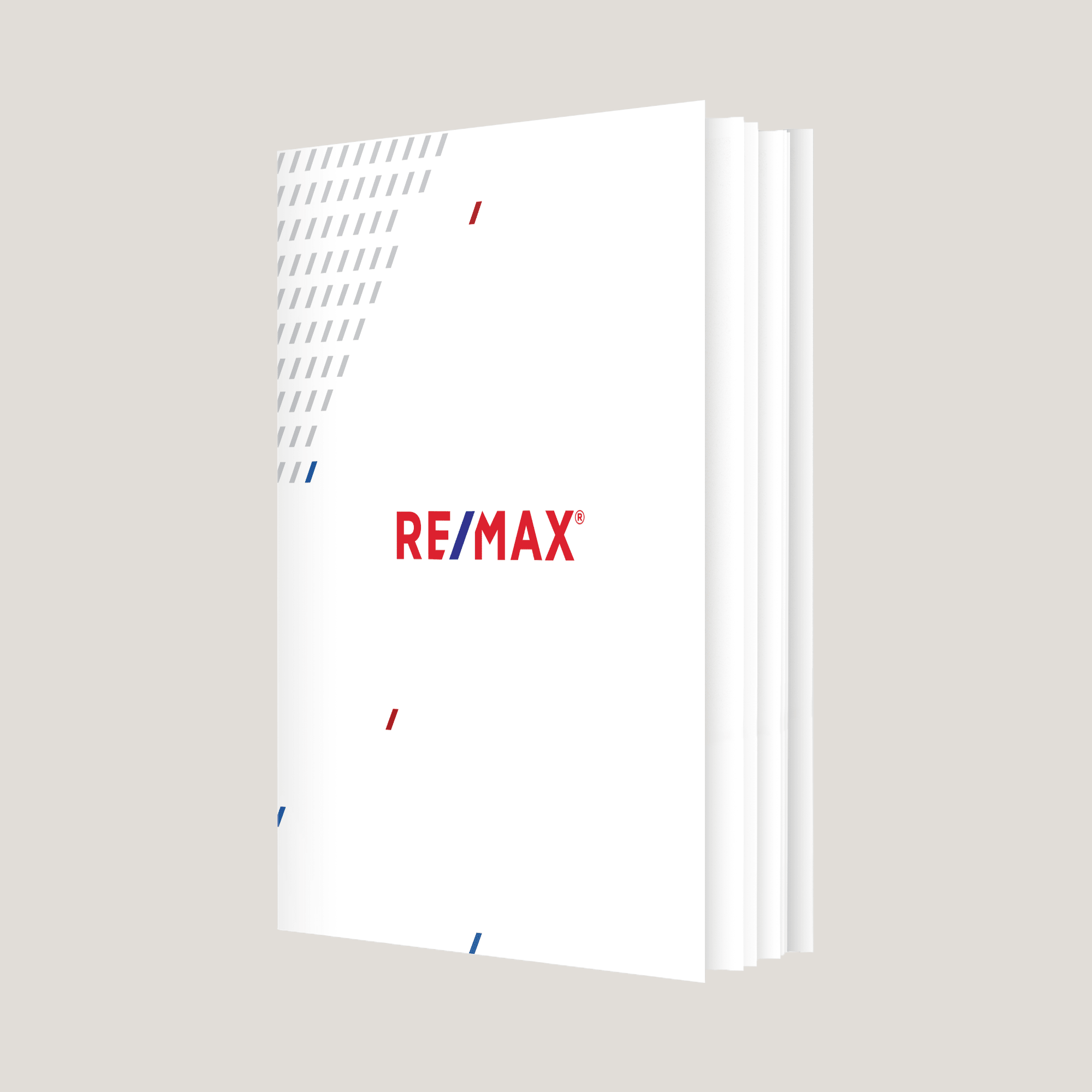 Re/Max White Line - Lay Flat SOFTCOVER - CLEARANCE (40 Pack) - Peleman Industries Inc. -
