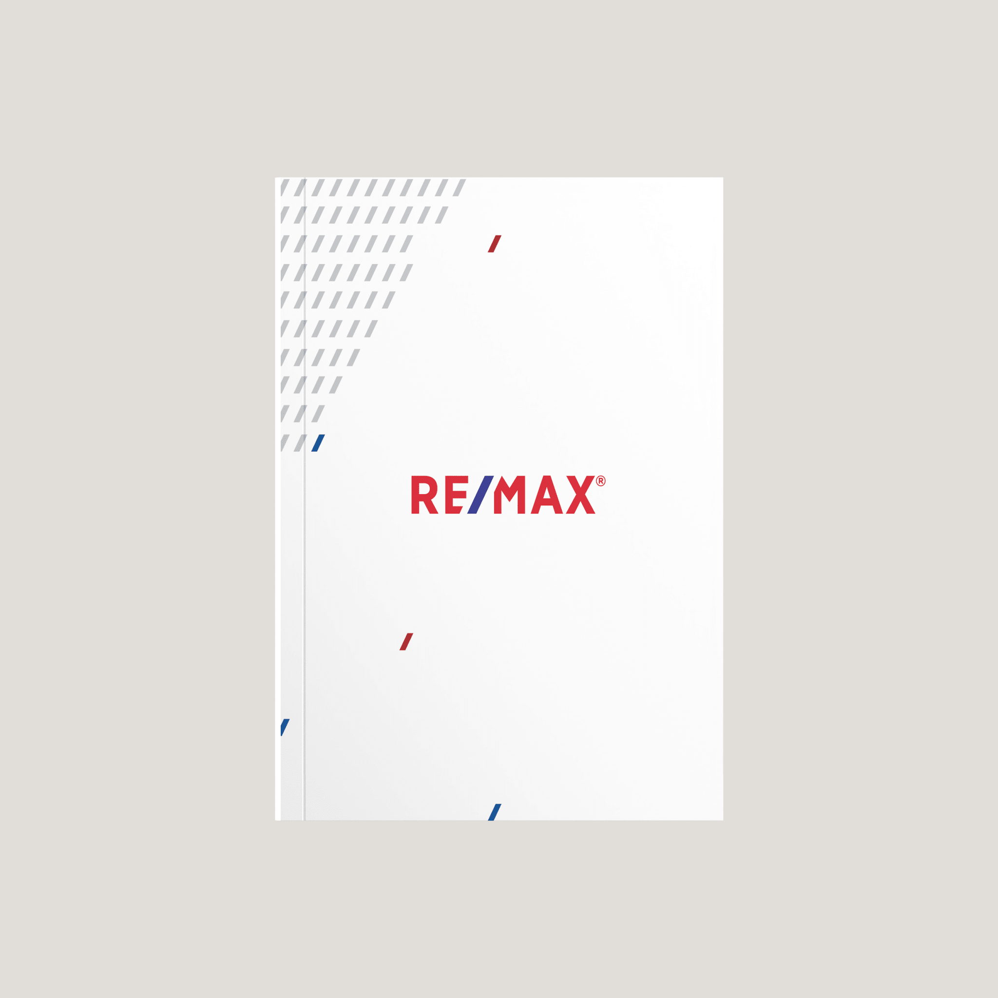 Re/Max White Line - Lay Flat SOFTCOVER - CLEARANCE (40 Pack) - Peleman Industries Inc. -
