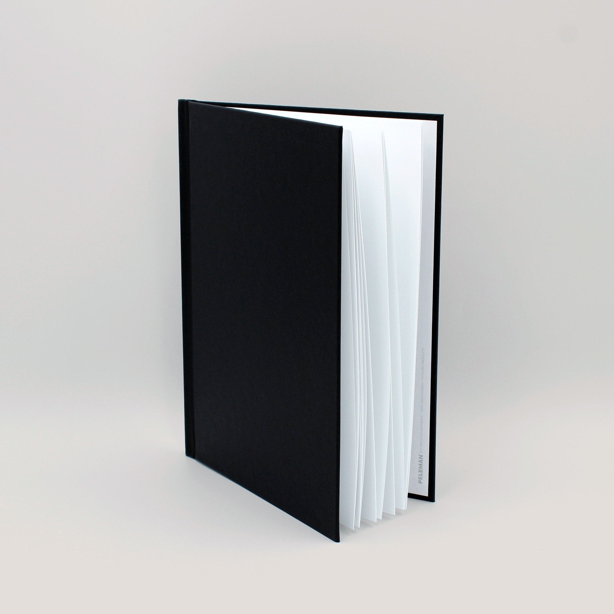 Standard Half - Letter Hardcovers - Peleman Industries Inc. - Black - 60 (Spine 80) -