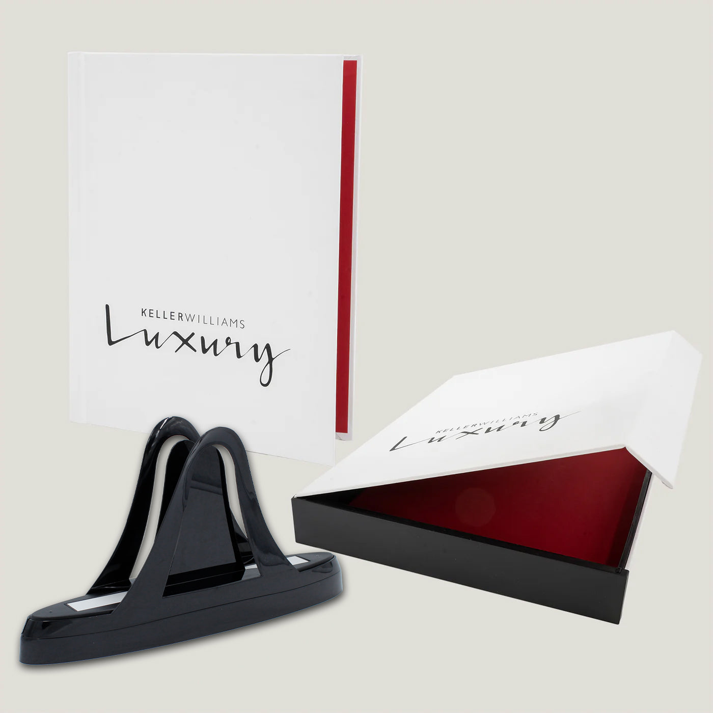 Peleman thermal binding machine with Keller Williams Luxury hardcover book