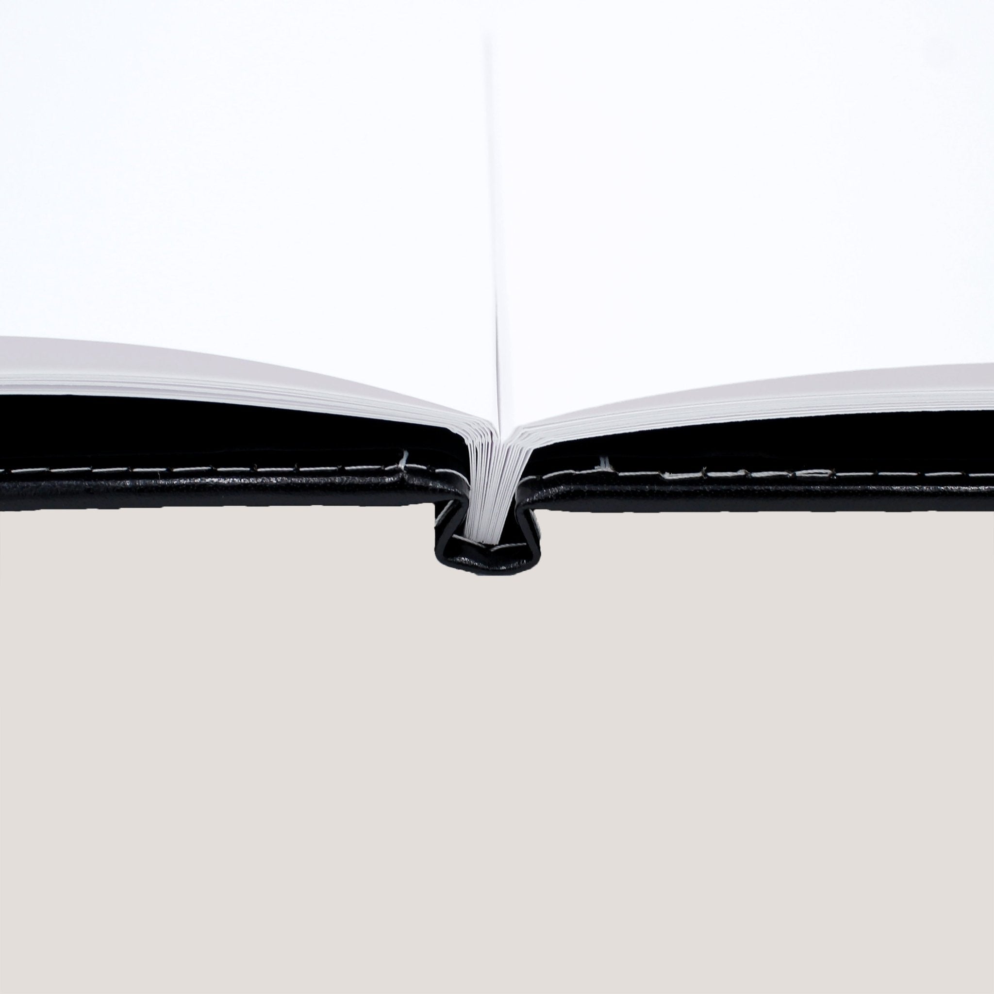 Stitched Leather Photobooks - Peleman Industries Inc. - Black - Window - Padded